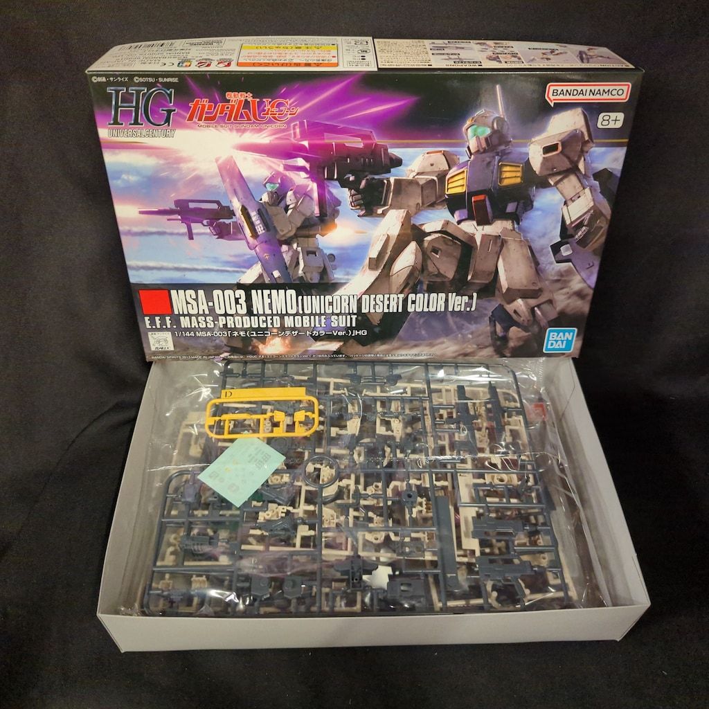 BANDAI SPIRITS HGUC 1/144 バンダイナムコ版 ネモ(ユニコーンデザート