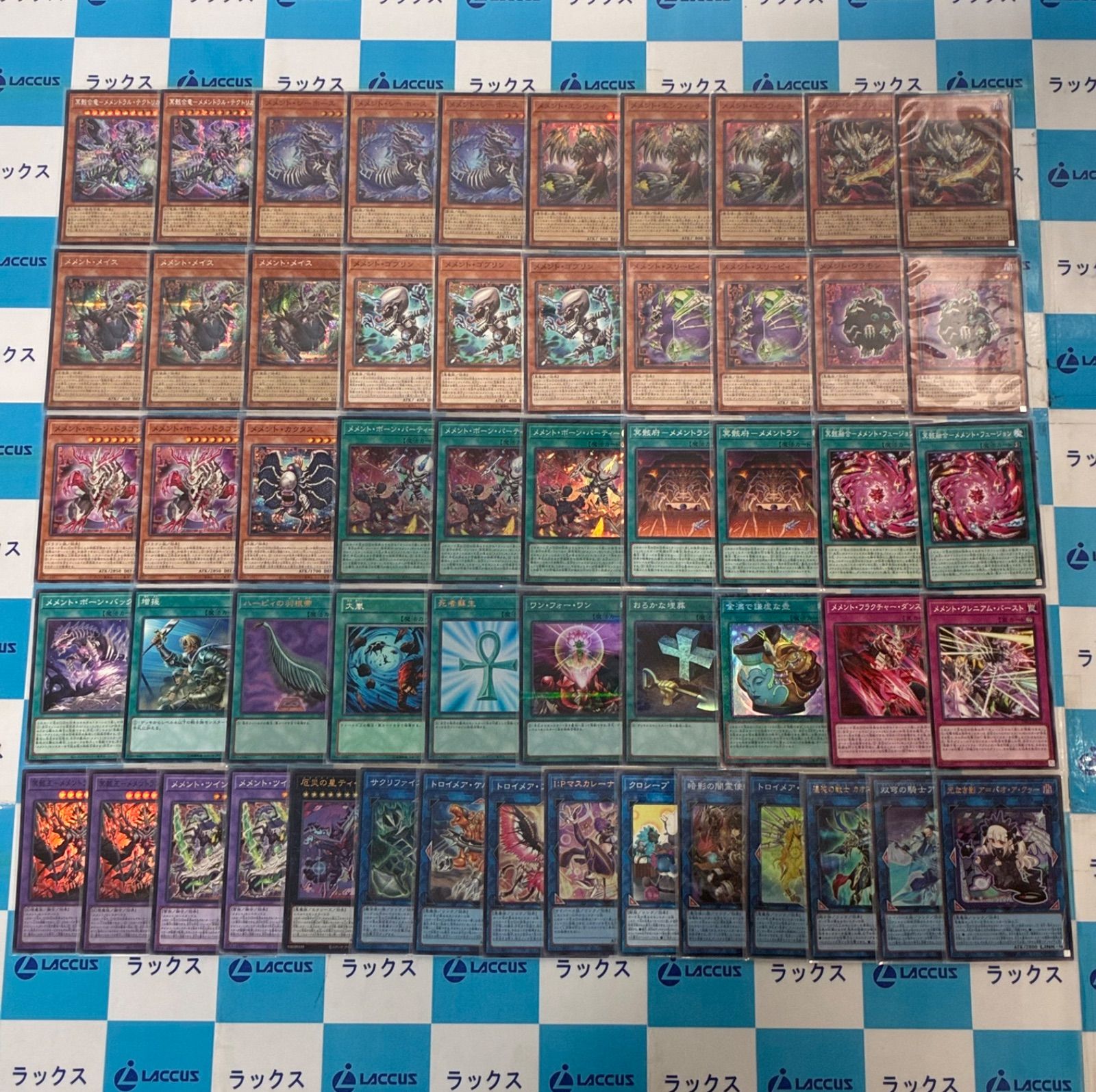 遊戯王　メメント　アジア　デッキパーツセット 遊戯王 メメント デッキパーツセット メイン40枚EX15枚 - メルカリ