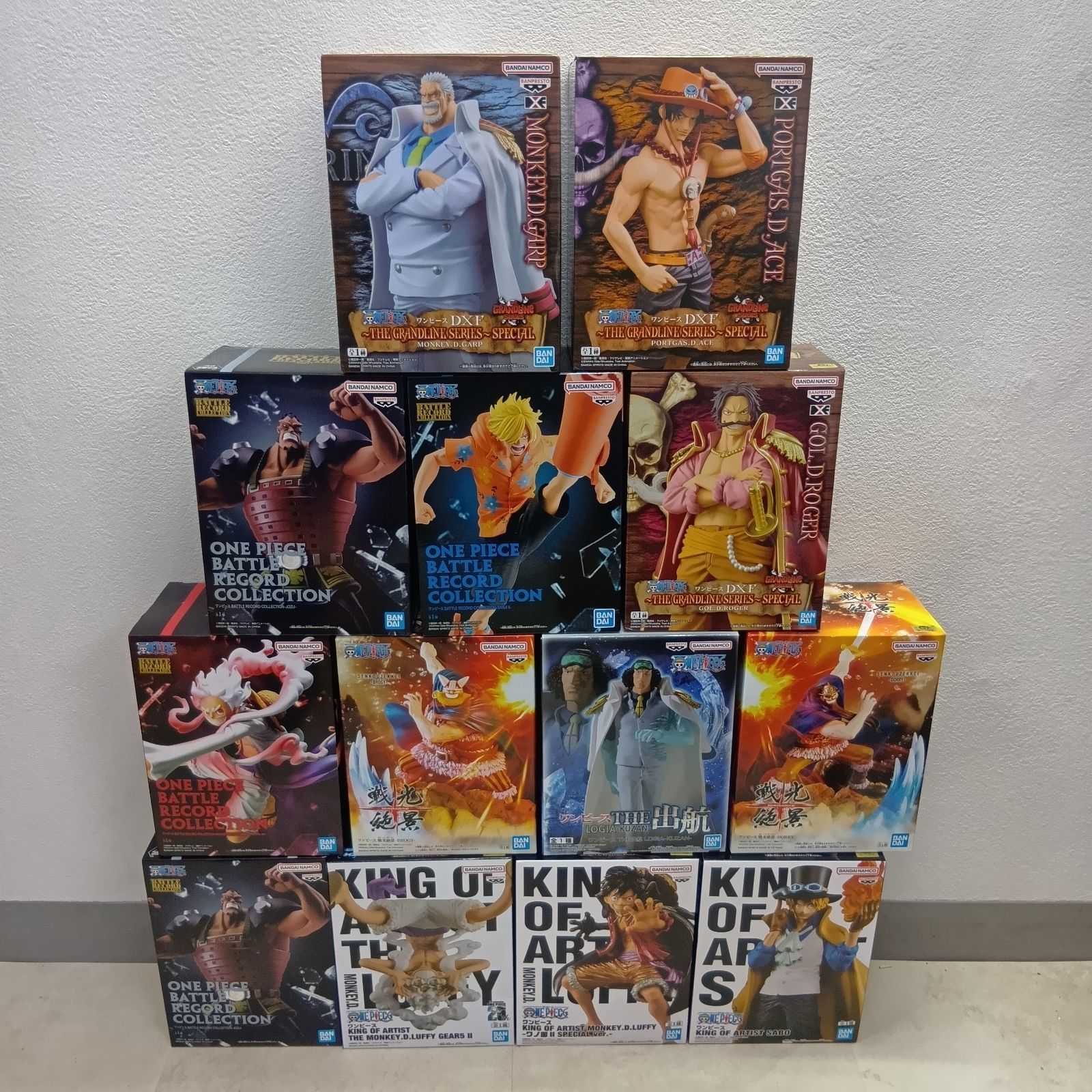ワンピース フィギュア他　１５個セット 未開封 ９６ N【未開封】ワンピース シリーズ フィギュア 16種類 まとめ売り セット