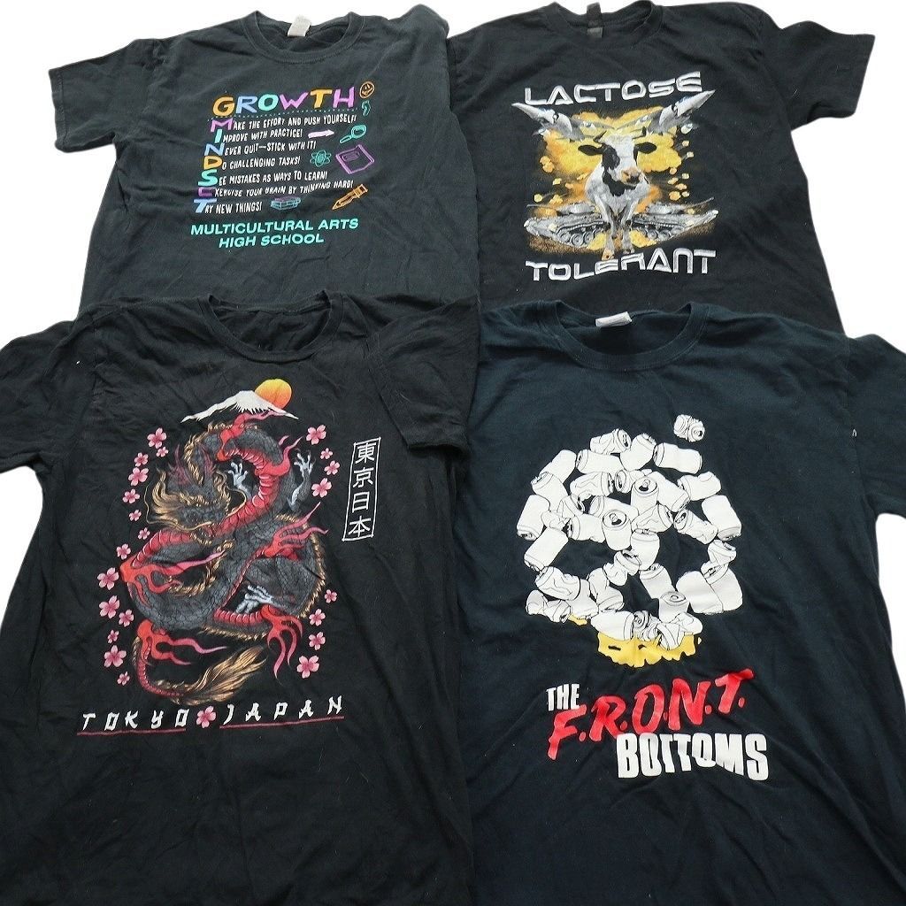 古着卸 まとめ売り プリント Tシャツ 16枚セット ( メンズ M