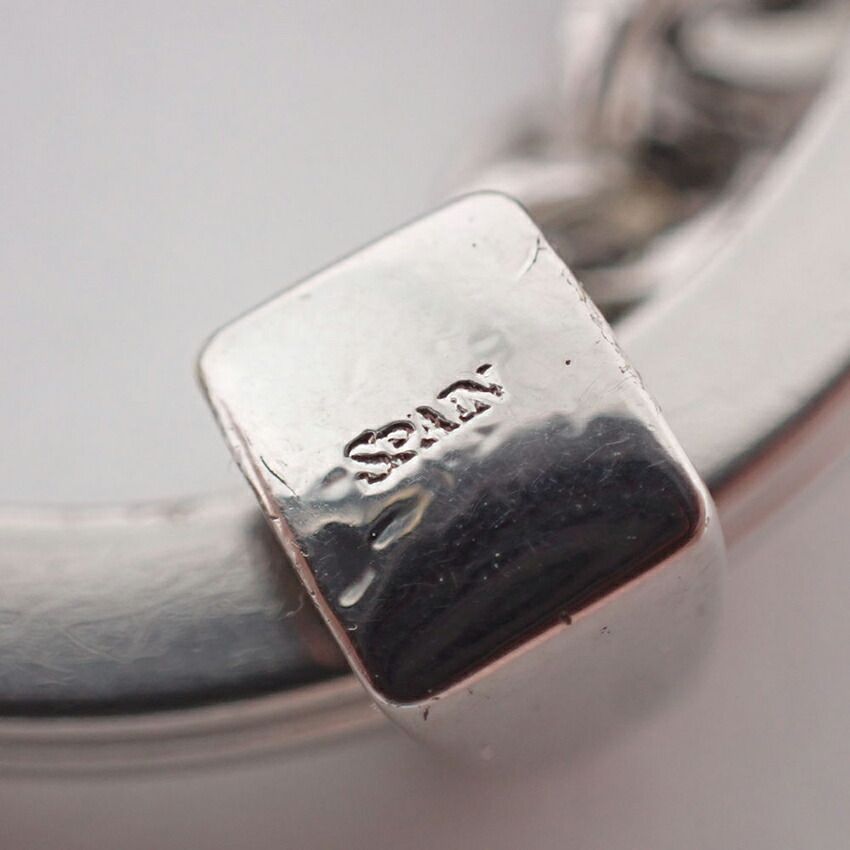Cartier カルティエ キーリング キーホルダー チャーム Cハート 箱付き カルティエ Cハート シルバーカラー ロゴ チャーム/キーリング//j256-1