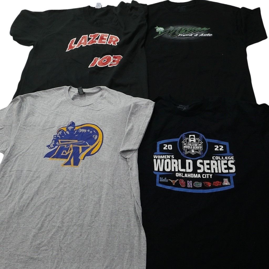 古着卸 まとめ売り プリント Tシャツ 16枚セット ( メンズ XL ) プロ