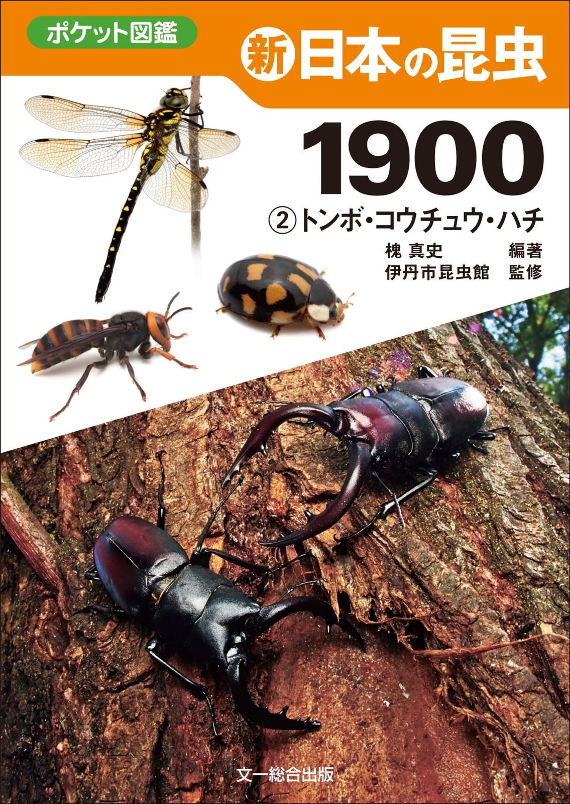 槐 真史, トンボ・コウチュウ・ハチ 新日本の昆虫1900 ポケット図鑑