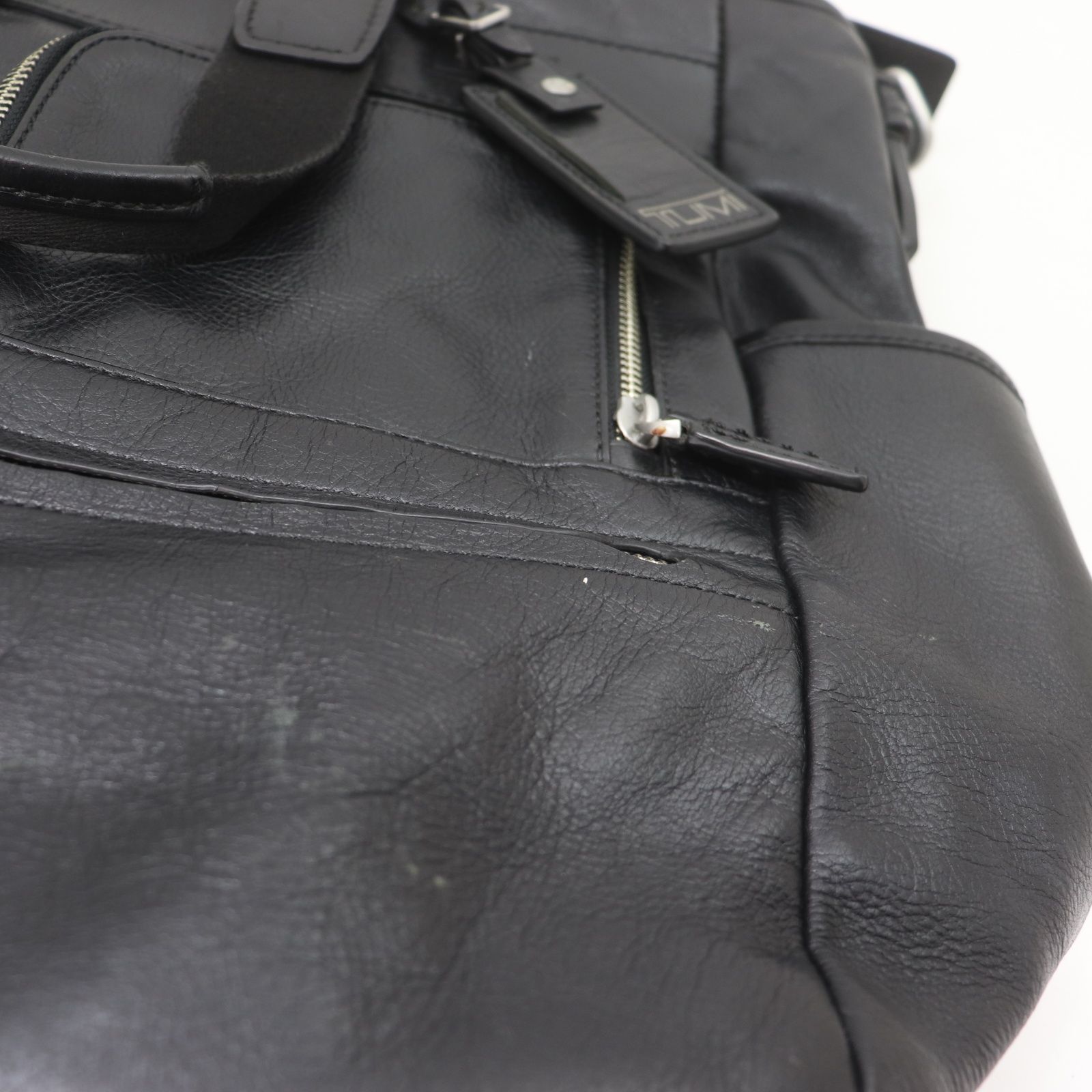 ITCKPUKCDICY TUMI トゥミ レザー 2WAY トート ハンド ショルダー バッグ ブラック 黒 メンズ ビジネス 仕事 多機能 ITCKPUKCDICY TUMI トゥミ レザー 2WAY トート ハンド ショルダー
