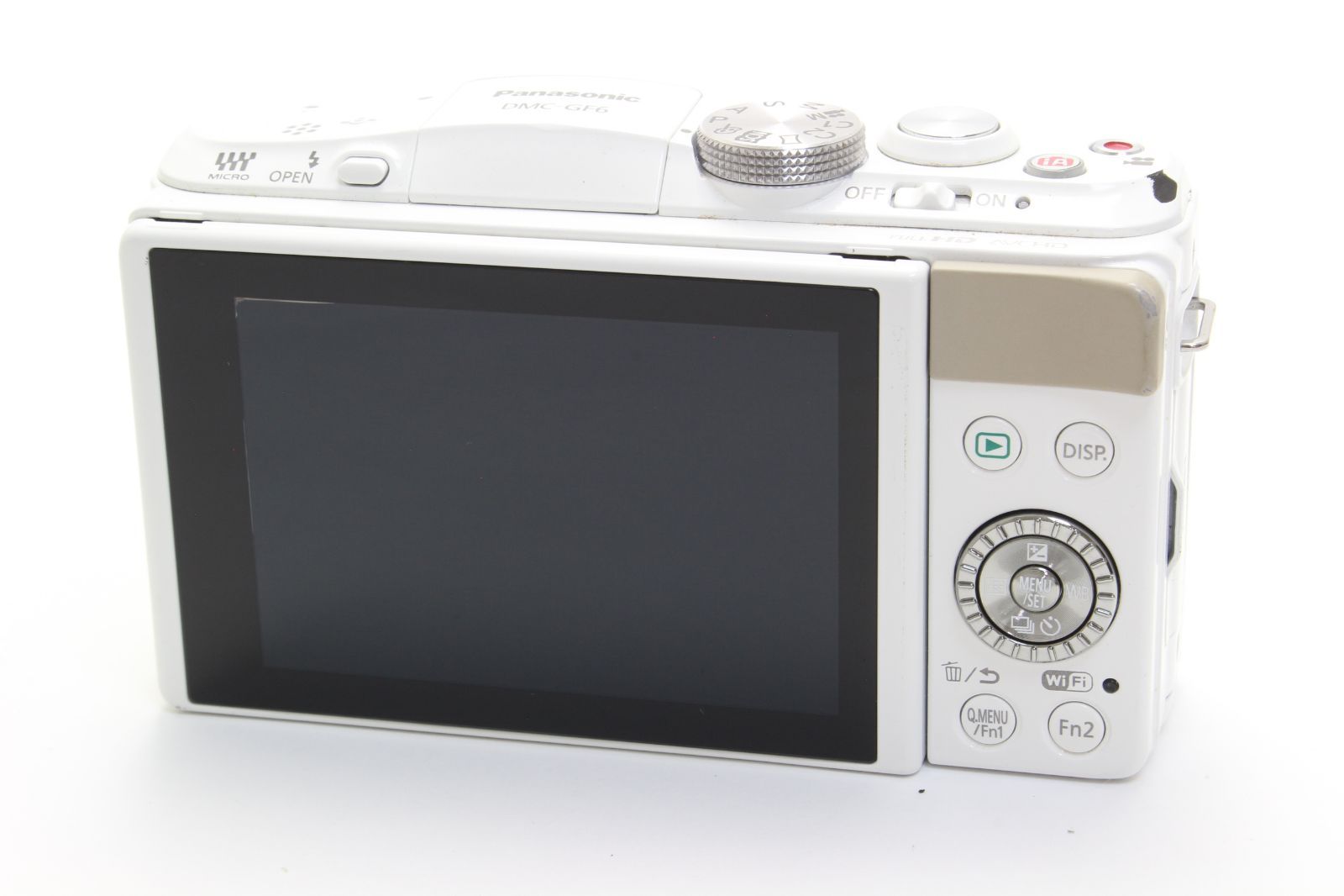 B+ (並品) Panasonic パナソニック LUMIX DMC-GF6 ボディ ホワイト