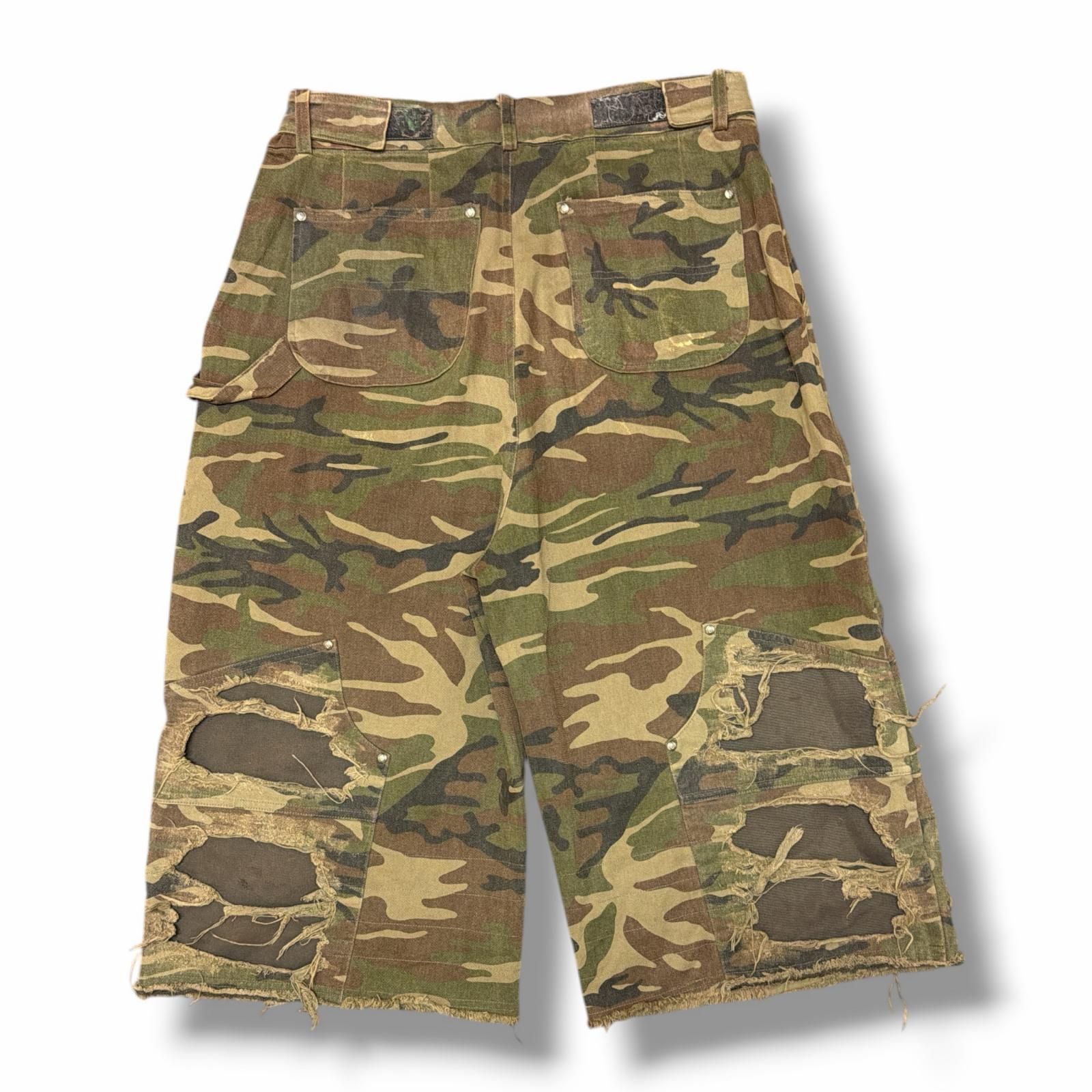 パンツ skoot grow op camo jorts SKOOT GROW OP CAMO JORTS カモショーツ ハーフパンツ スクート カモ F