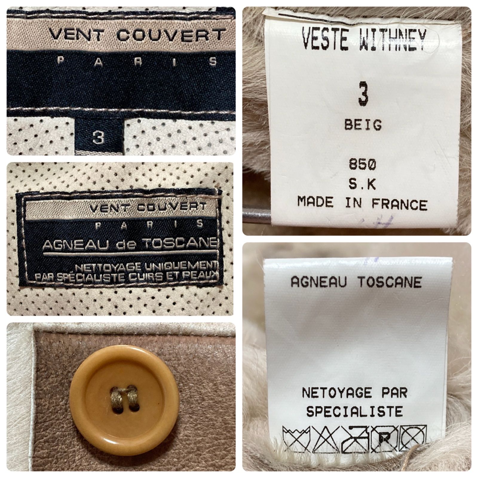 □極美品□希少□VENTCOUVERT ヴァンクヴェール WHITNEY ホイットニー