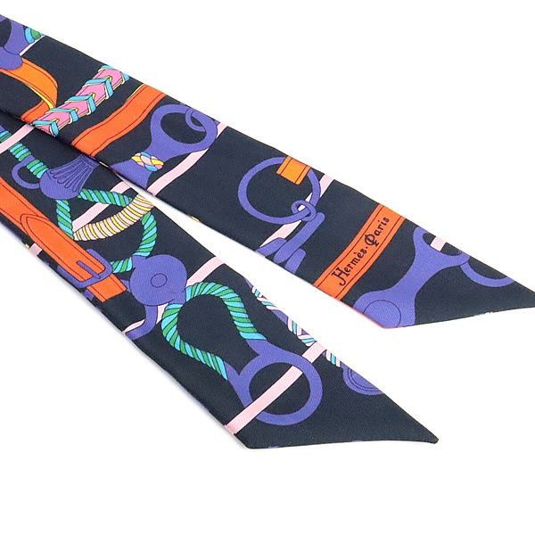 広尾店】エルメス HERMES ツイリー スカーフ Panoplie Equestre 乗馬の