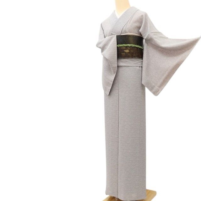 百華❀Y5213◇未着用 仕付け糸付き 夏着物 涼彩両面染め 秘蔵極型江戸