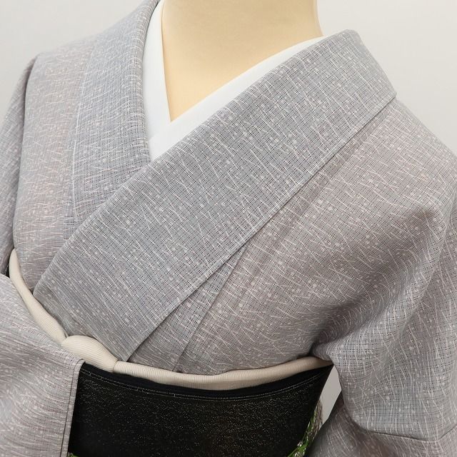 百華❀Y5213◇未着用 仕付け糸付き 夏着物 涼彩両面染め 秘蔵極型江戸