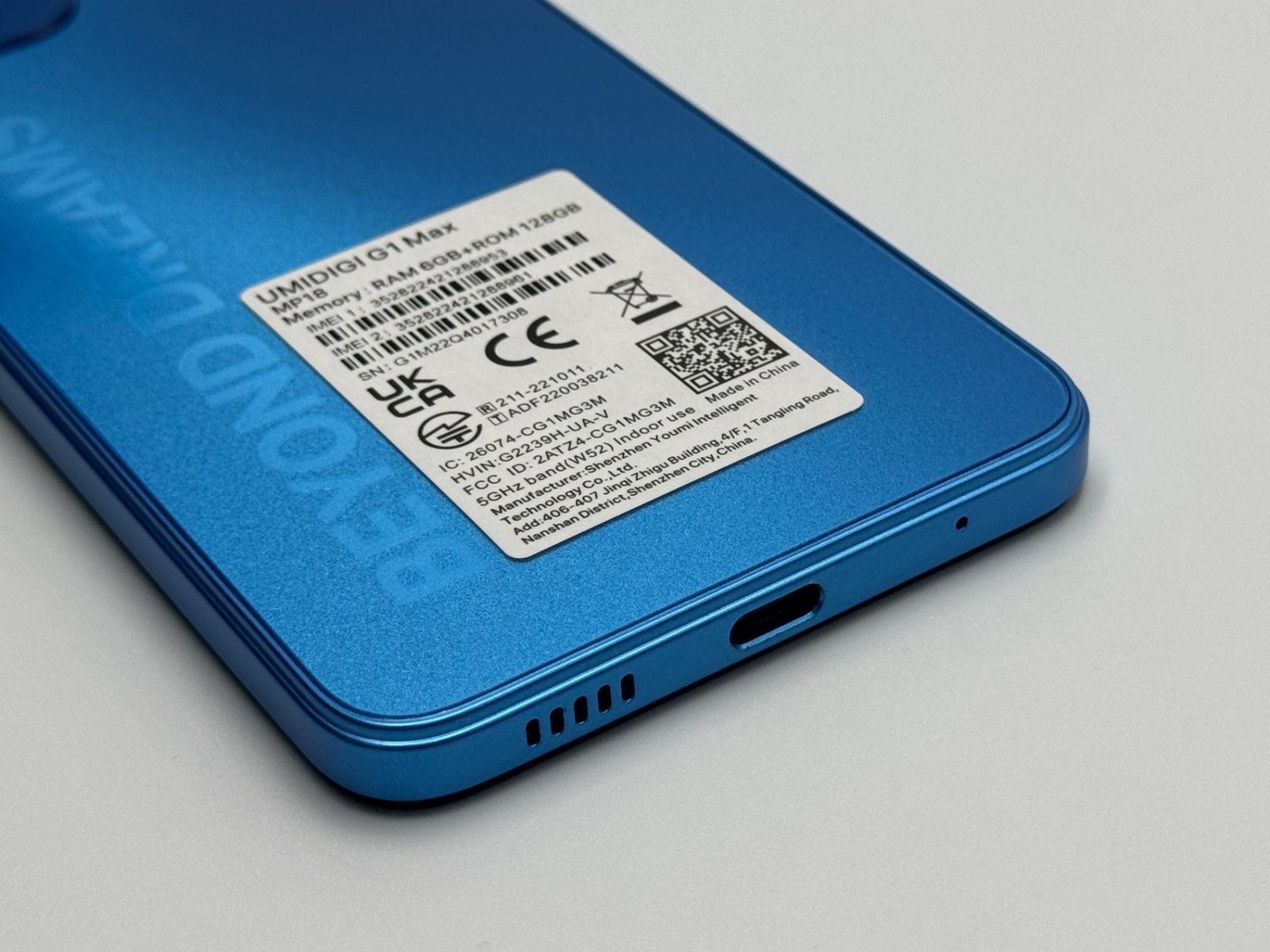 UMIDIGI G1 Max 128GB ブルー 中古A SIMフリー - メルカリ