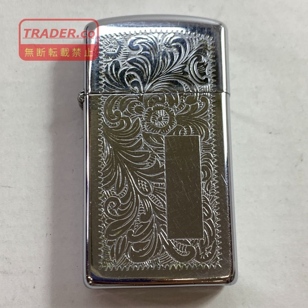 04w7319▽※【中古】ZIPPO ジッポ 1984年 ベネチアン スリム USA製