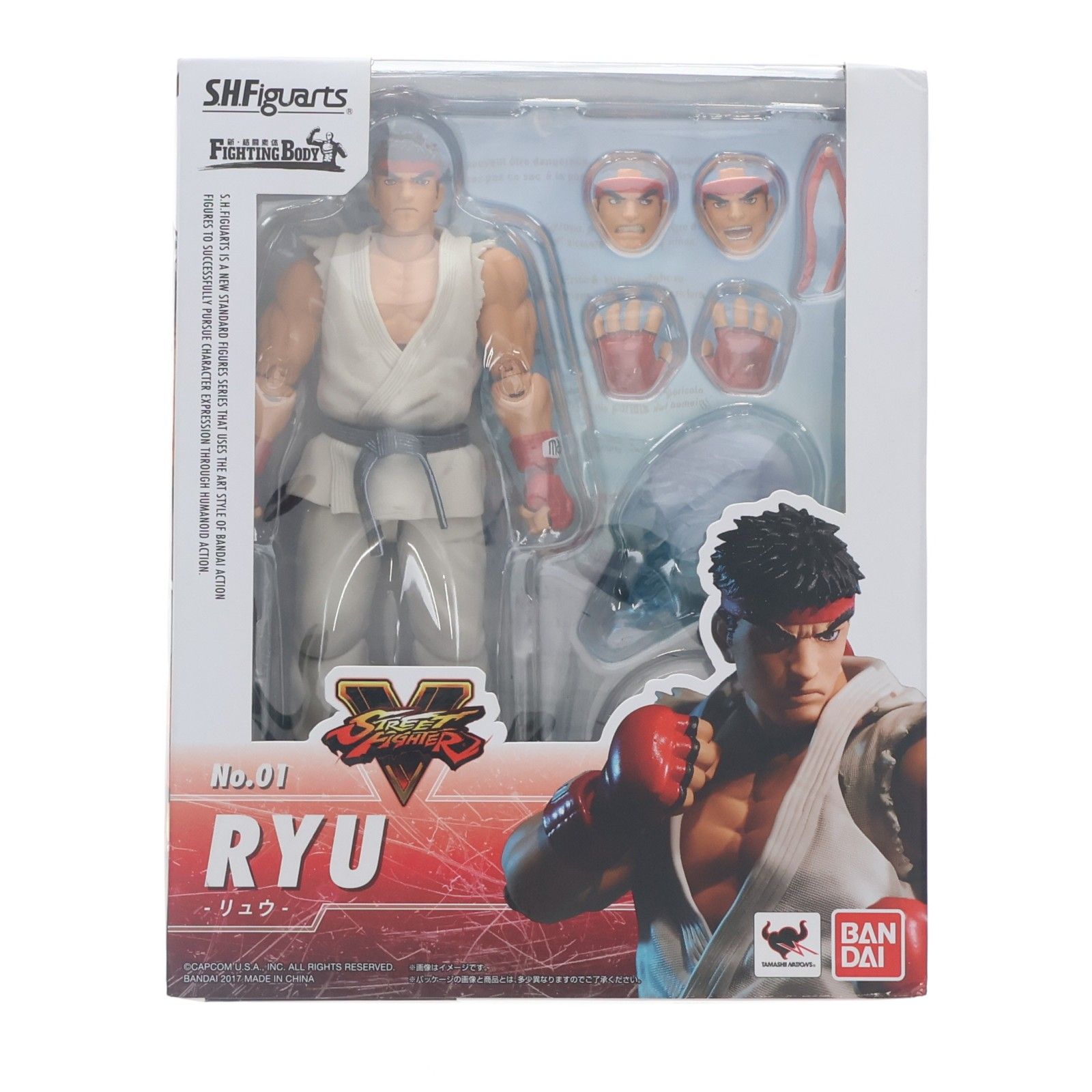 S.H.Figuarts(フィギュアーツ) リュウ STREET FIGHTER(ストリートファイター) 完成品 可動フィギュア バンダイ