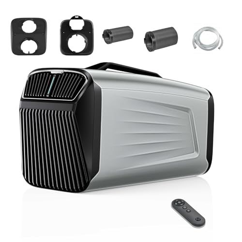 【迅速に発送】ポータブルエアコン 5200BTU 移動式スポットクーラー AC100V 50/60Hz対応 強力冷房 除湿 静音 コンパクト設計 遠隔操作可能 双ダクト付き・持続循環冷却 車中泊 キャンプ キャンプ ペット用 工場 コンサート eb89337f
