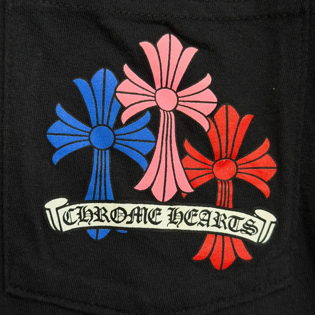 CHROME HEARTS クロムハーツ マルチカラー セメタリークロス 半袖T