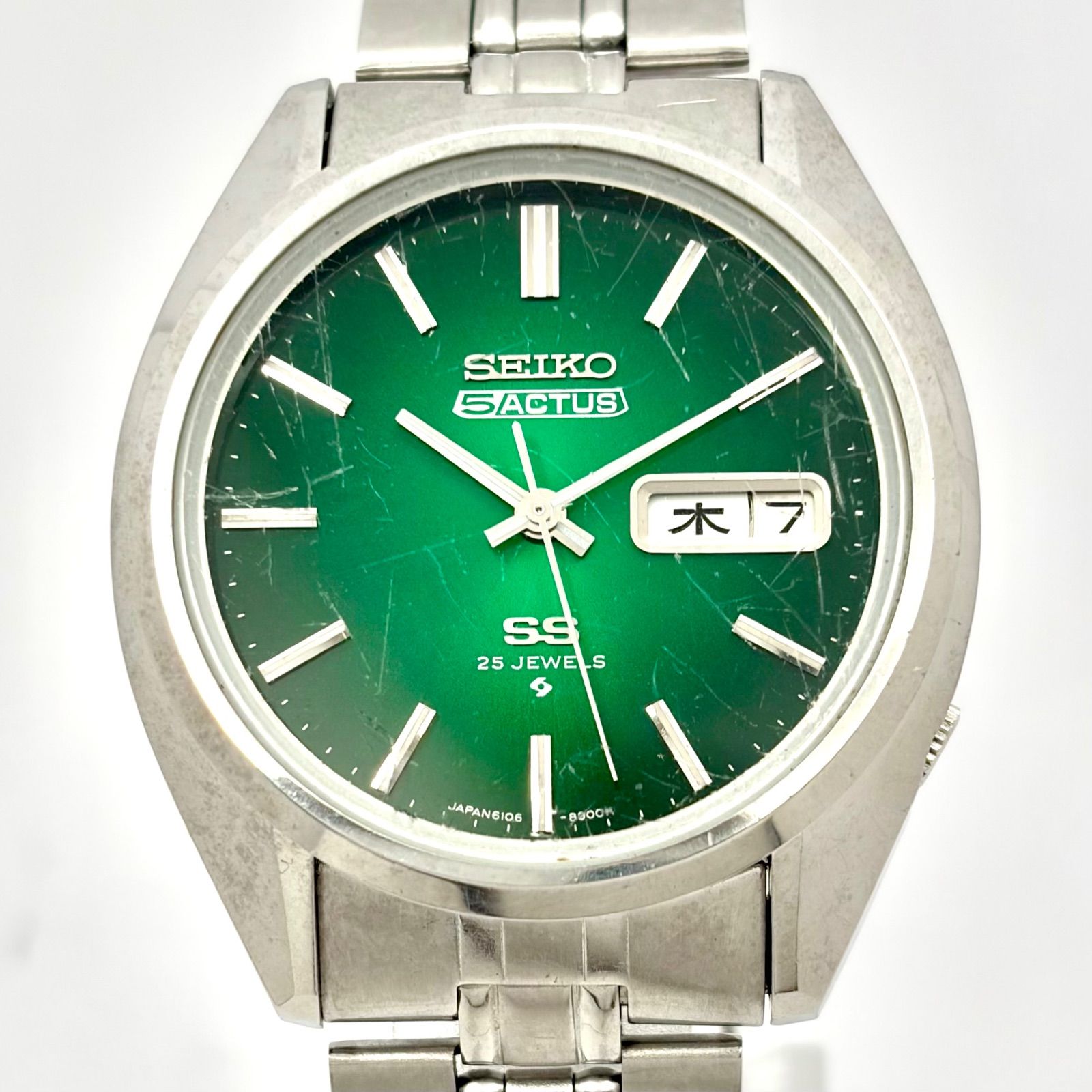 稼働】SEIKO5 セイコー5 アクタス 機械式 自動巻き メンズ 腕時計
