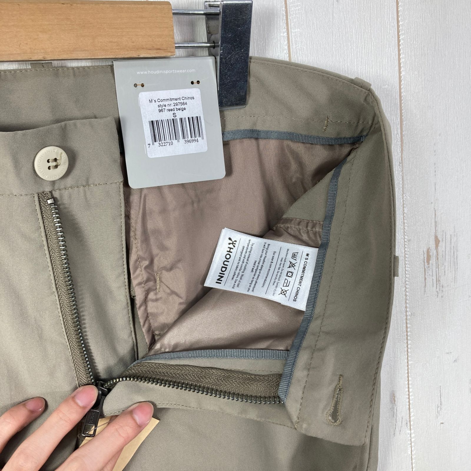 ✉️Men's S ベージュ系 Houdini ( フーディニ ) コミットメント チノ