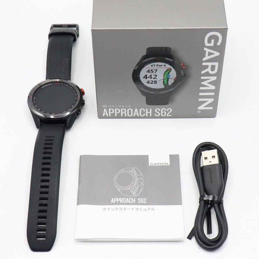 GARMIN Approach S62 Black 010-02200-20 ゴルフナビ スマートウォッチ アプローチ ガーミン 本体 19,536円