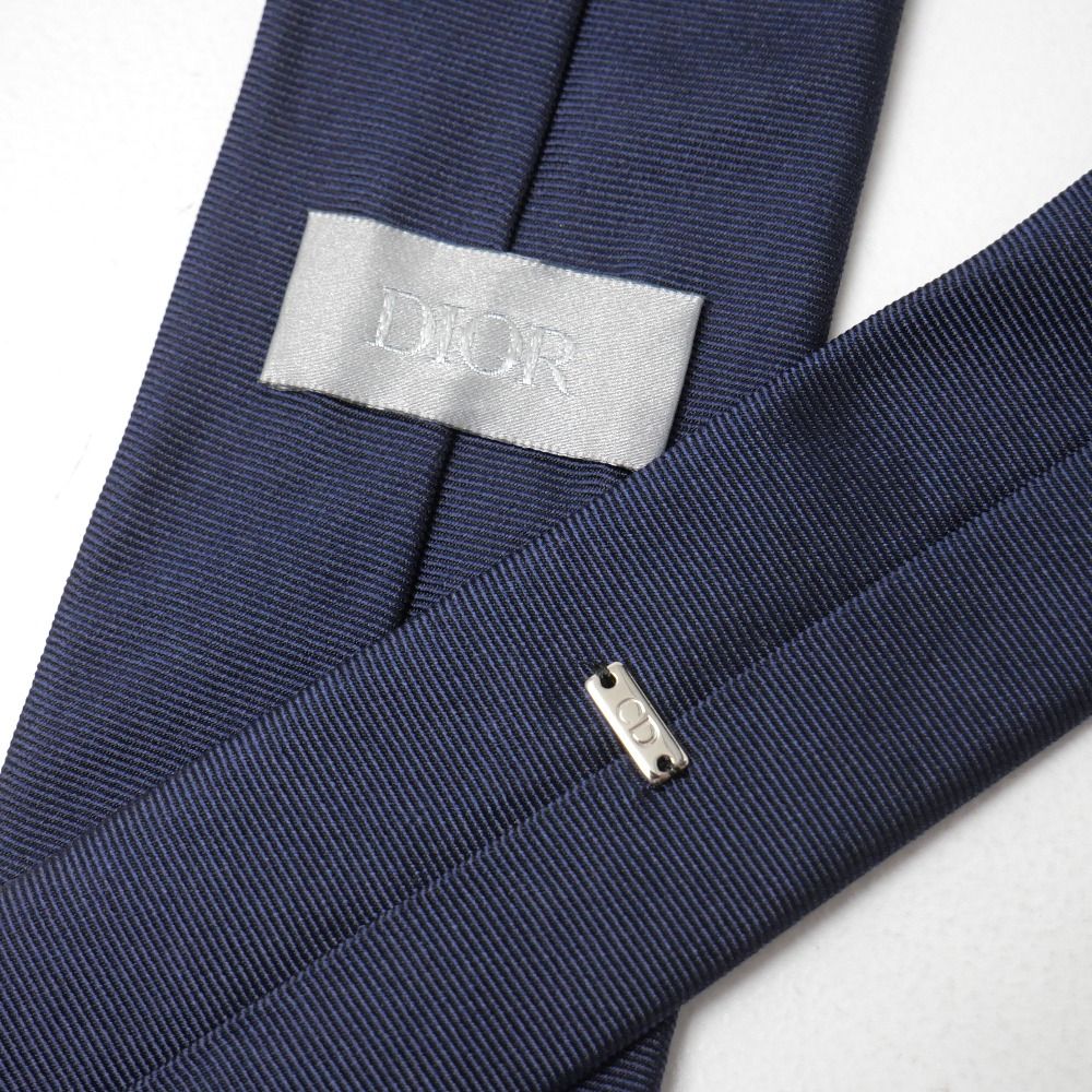 DIOR HOMME ディオール・オム ネクタイ 幅7cm ワンポイントロゴ