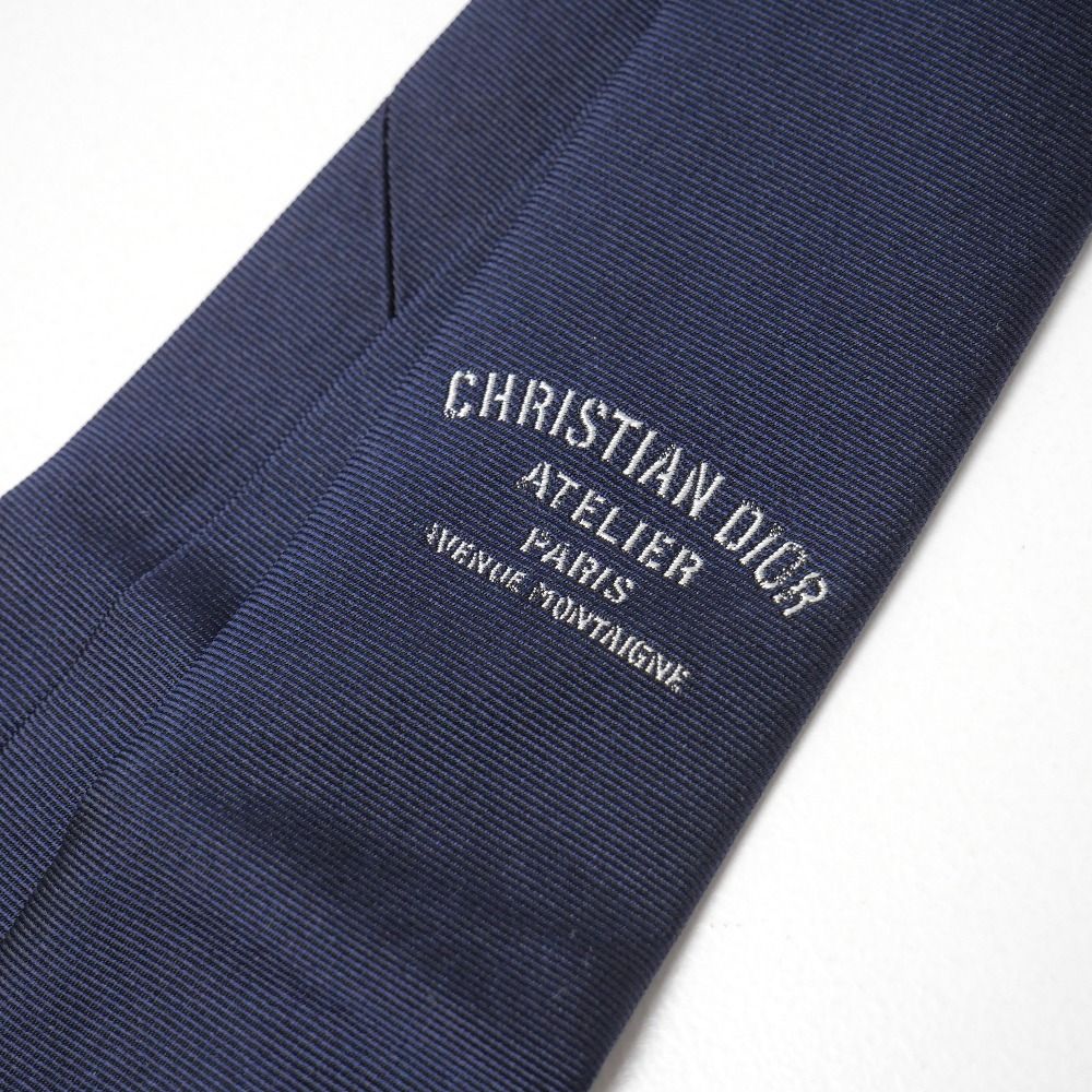 DIOR HOMME ディオール・オム ネクタイ 幅7cm ワンポイントロゴ