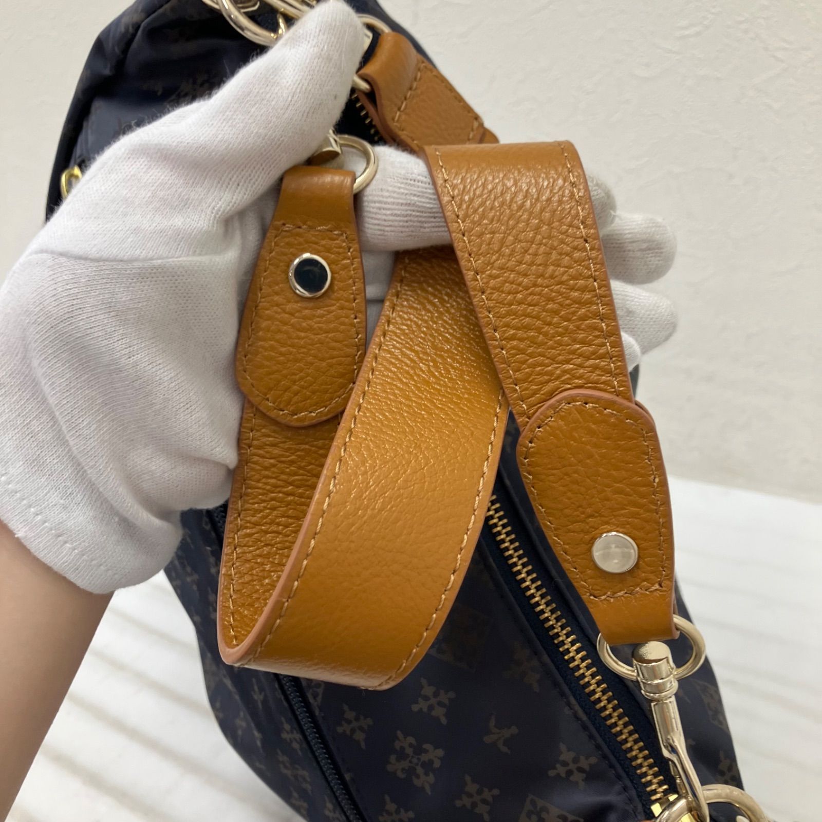 5865 russet ラシット トートバッグ 2way ショルダーバッグ モノグラム