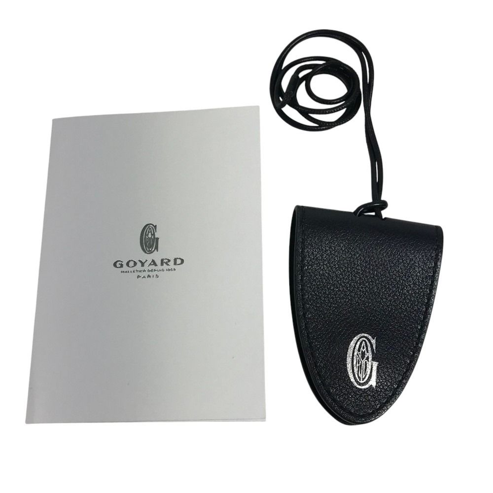 GOYARD ゴヤール バッグチャーム クロ ユニバーサル クリップ レザー