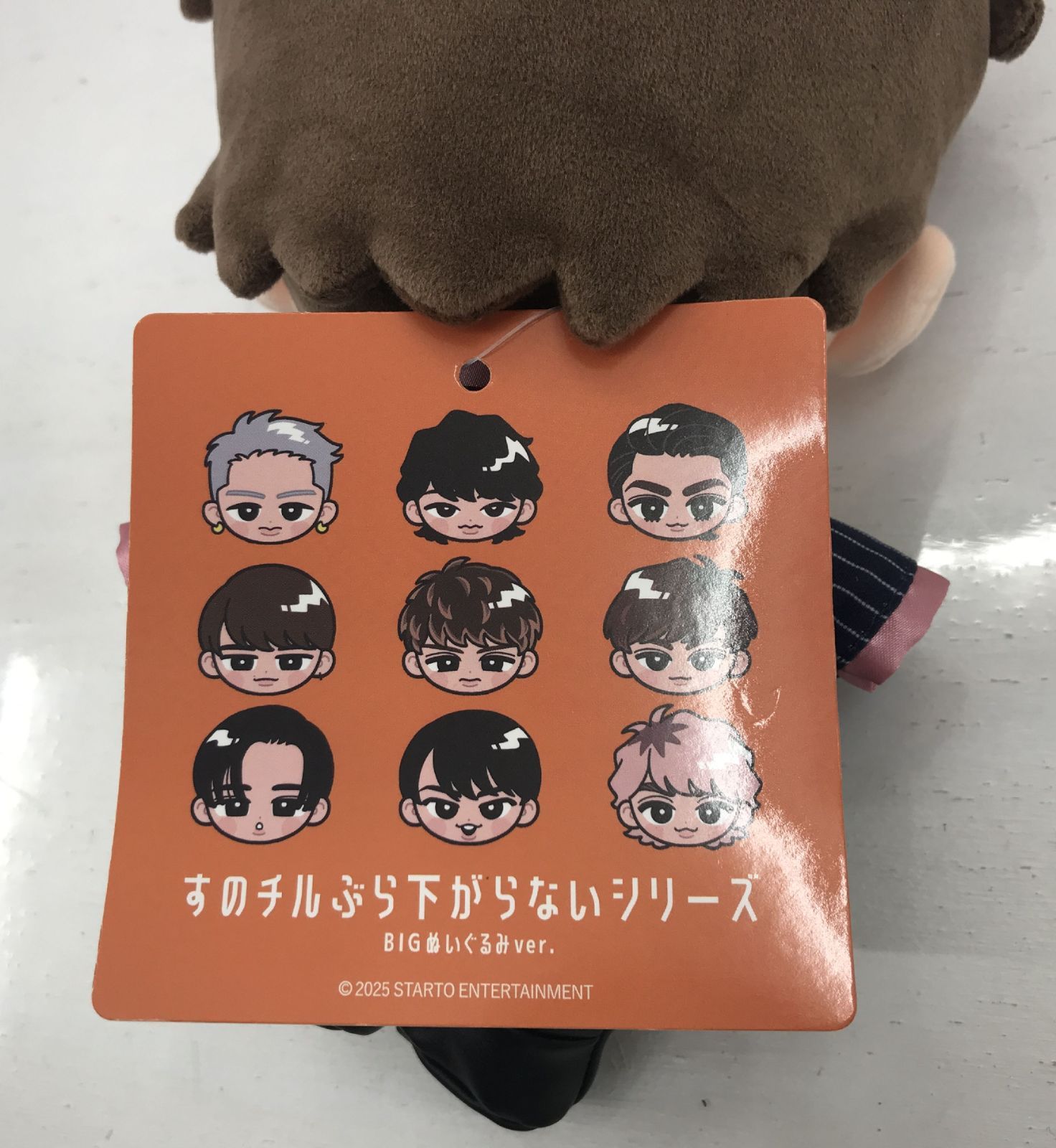 盛岡19-0185］ぬいぐるみ 向井康二 すのチルぶら下がらないシリーズ