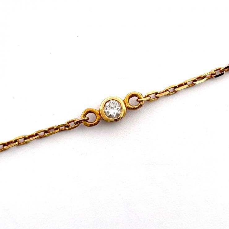 ローリーロドキン Loree Rodkin K18YG 18K プチ ゴシッククロス