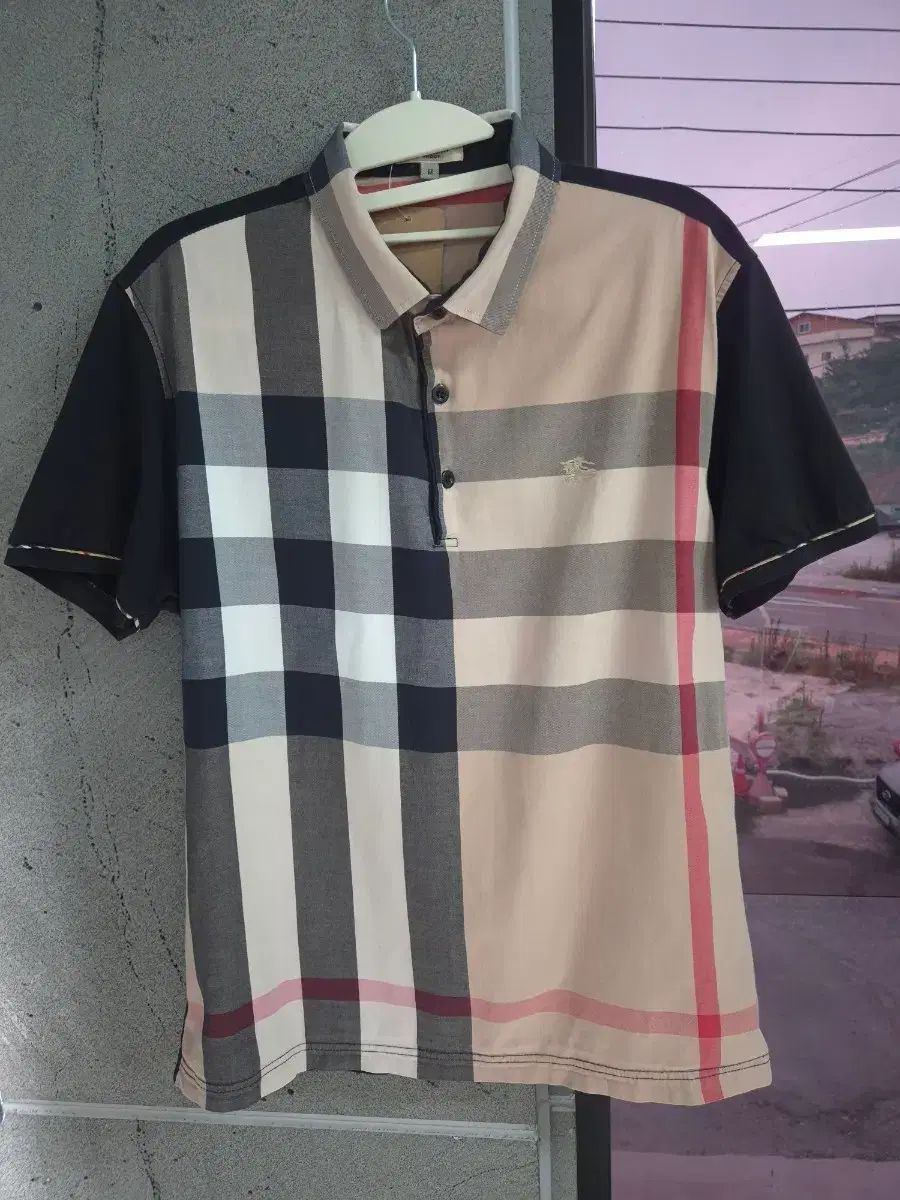 バーバリー チェック 半袖 カラーTシャツ