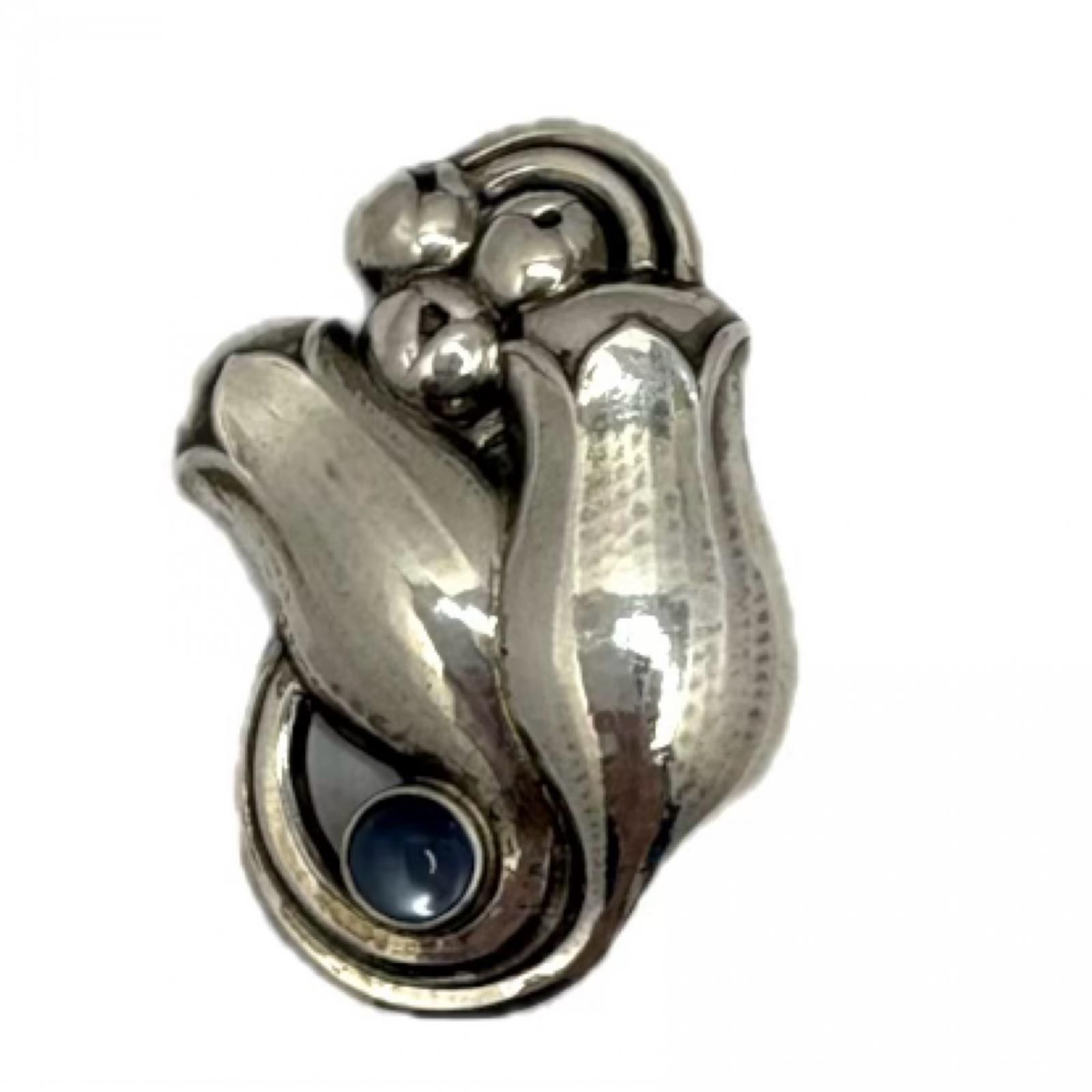 Georg Jensen ジョージジェンセン ジュエリー チューリップブローチ/SV