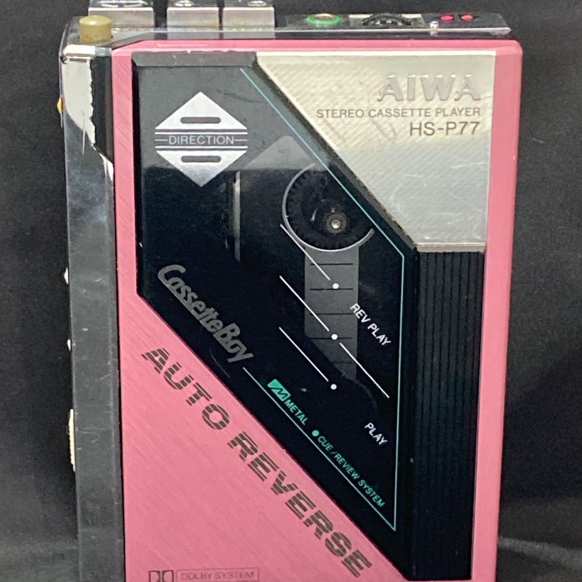 希少・当時物】AIWA カセットボーイ HS-P77 ステレオカセット