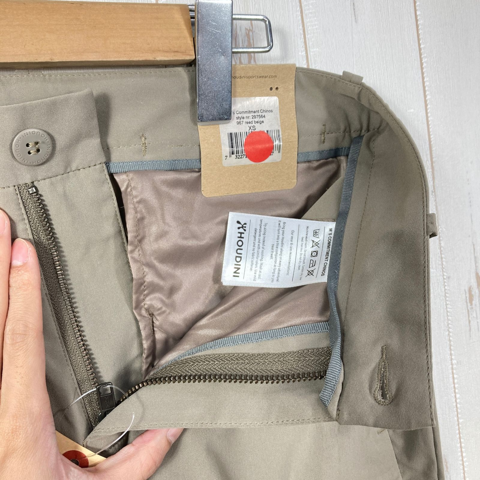 ✉️Men's XS ベージュ系 Houdini ( フーディニ ) コミットメント チノ