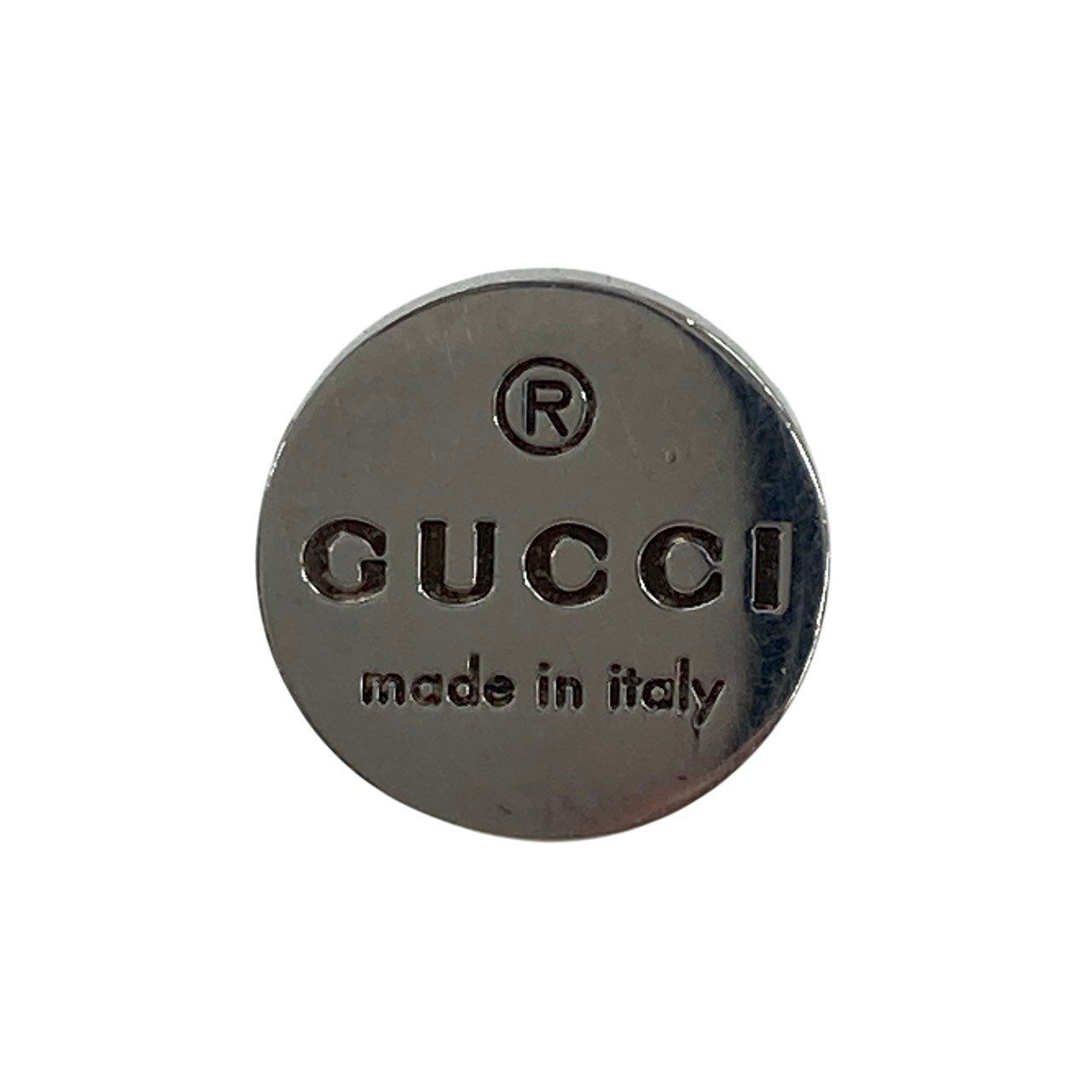 GUCCI/グッチ/Ag925/ロゴ/片方/ピアス/シルバー/箱付/メンズ/RS1972