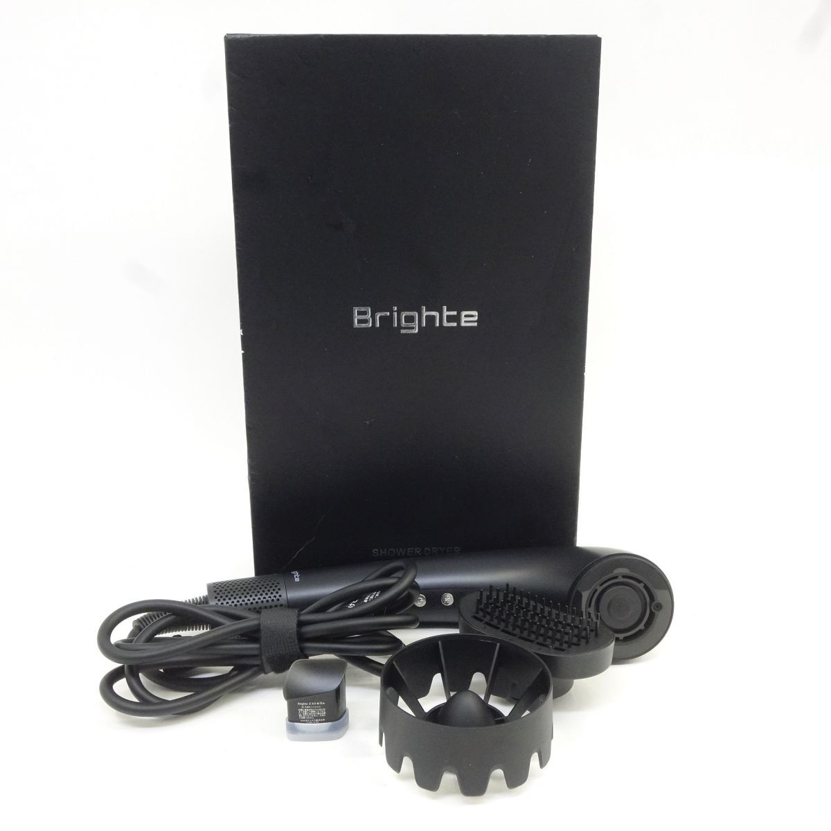Brighte ブライト SHOWER DRYER シャワードライヤー ブラック BRT-SD173 ※中古