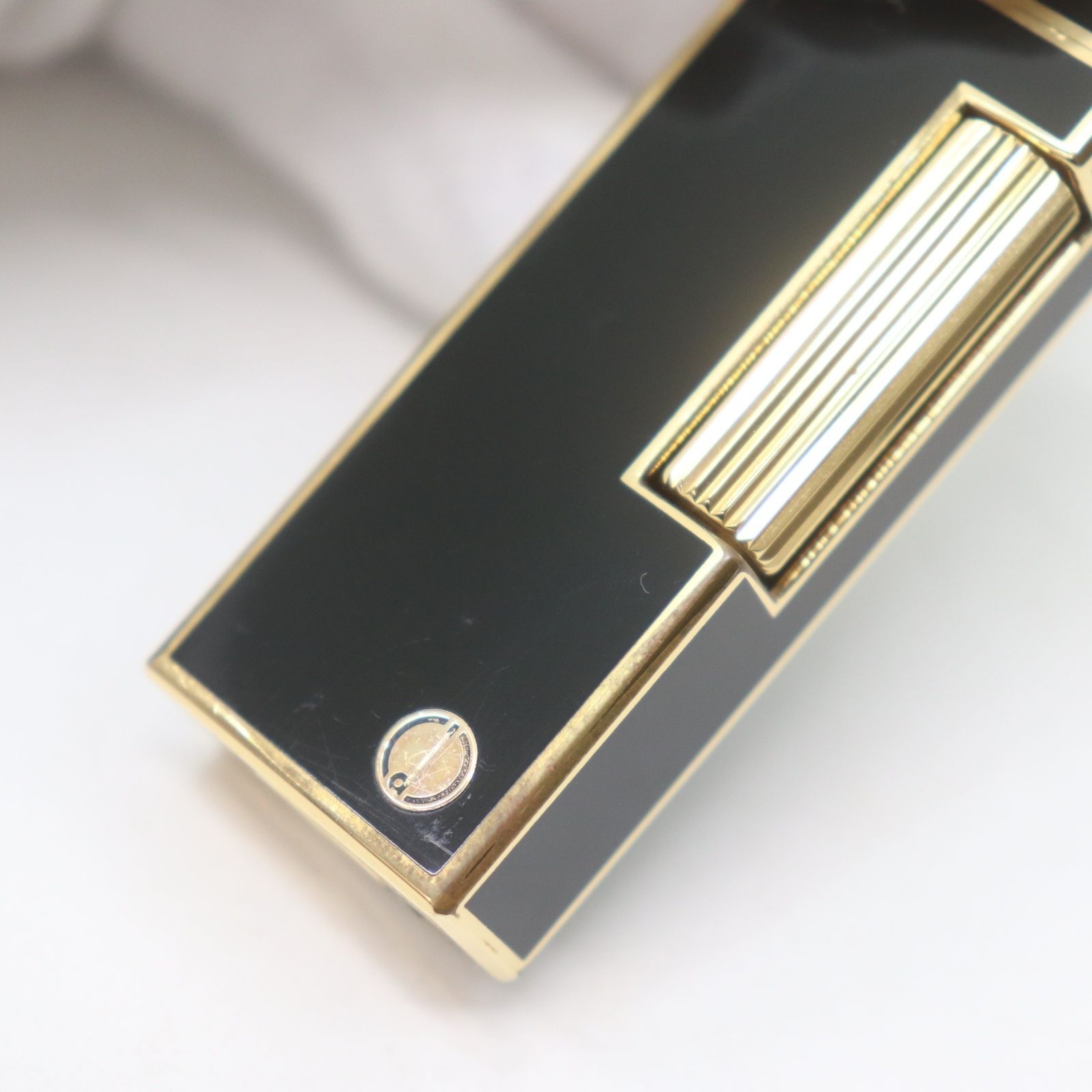 ITNXZEL1OQZ8 Dunhill ダンヒル 漆調 ガスライター 石無 喫煙具 