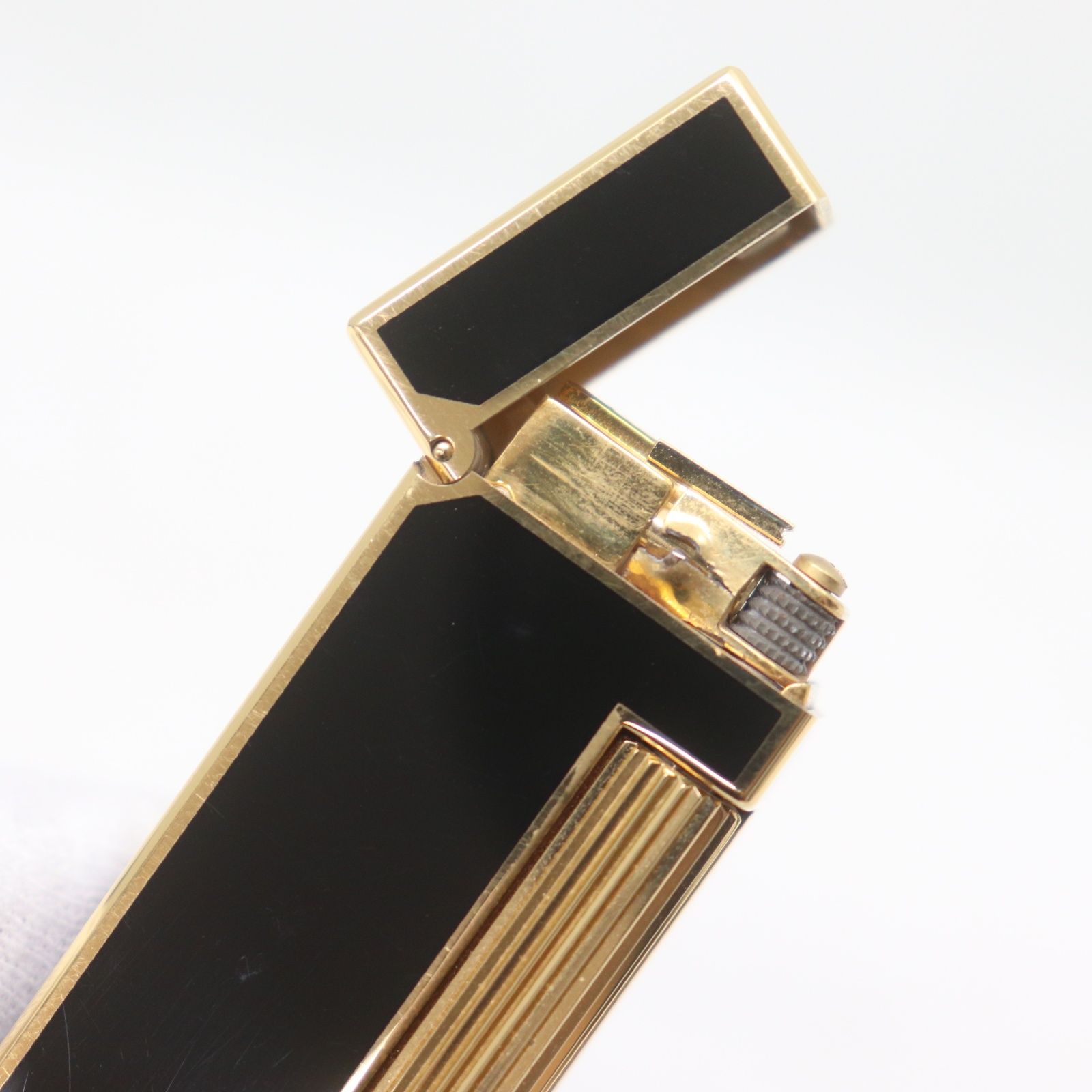 ITNXZEL1OQZ8 Dunhill ダンヒル 漆調 ガスライター 石無 喫煙具 