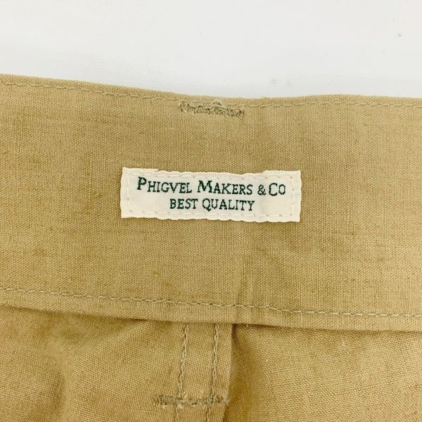PHIGVEL フィグベル ファティーグパンツ トラウザーズ コットン C/L