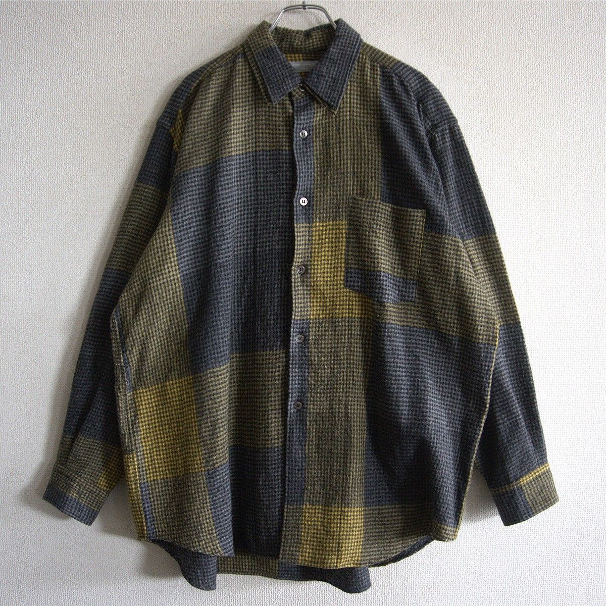 美品/90s】COMME des GARCONS HOMME 【ウール チェック シャツ