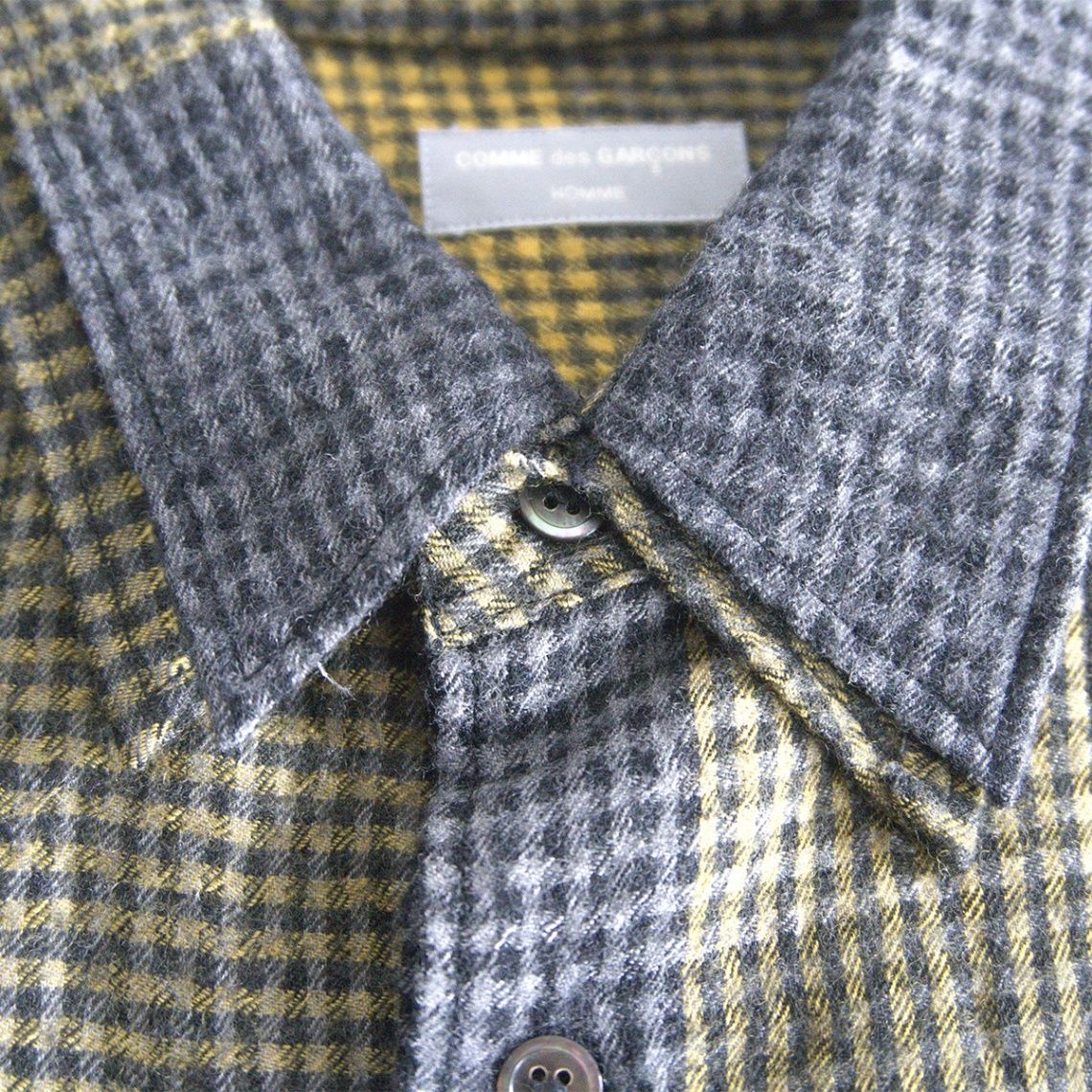美品/90s】COMME des GARCONS HOMME 【ウール チェック シャツ