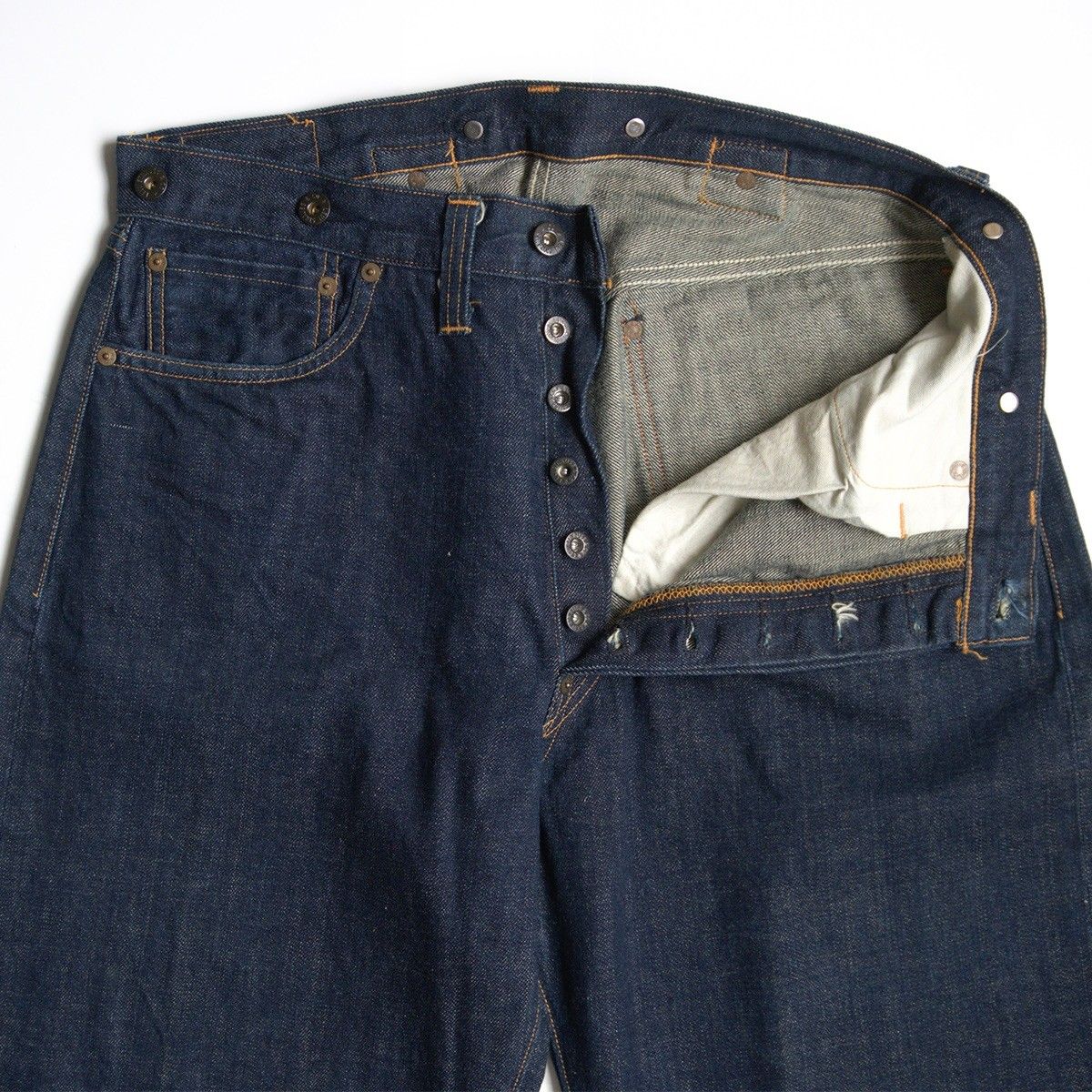 美品濃紺/バレンシア製】 LEVI'S 【201XX ビッグE デニムパンツ 】36