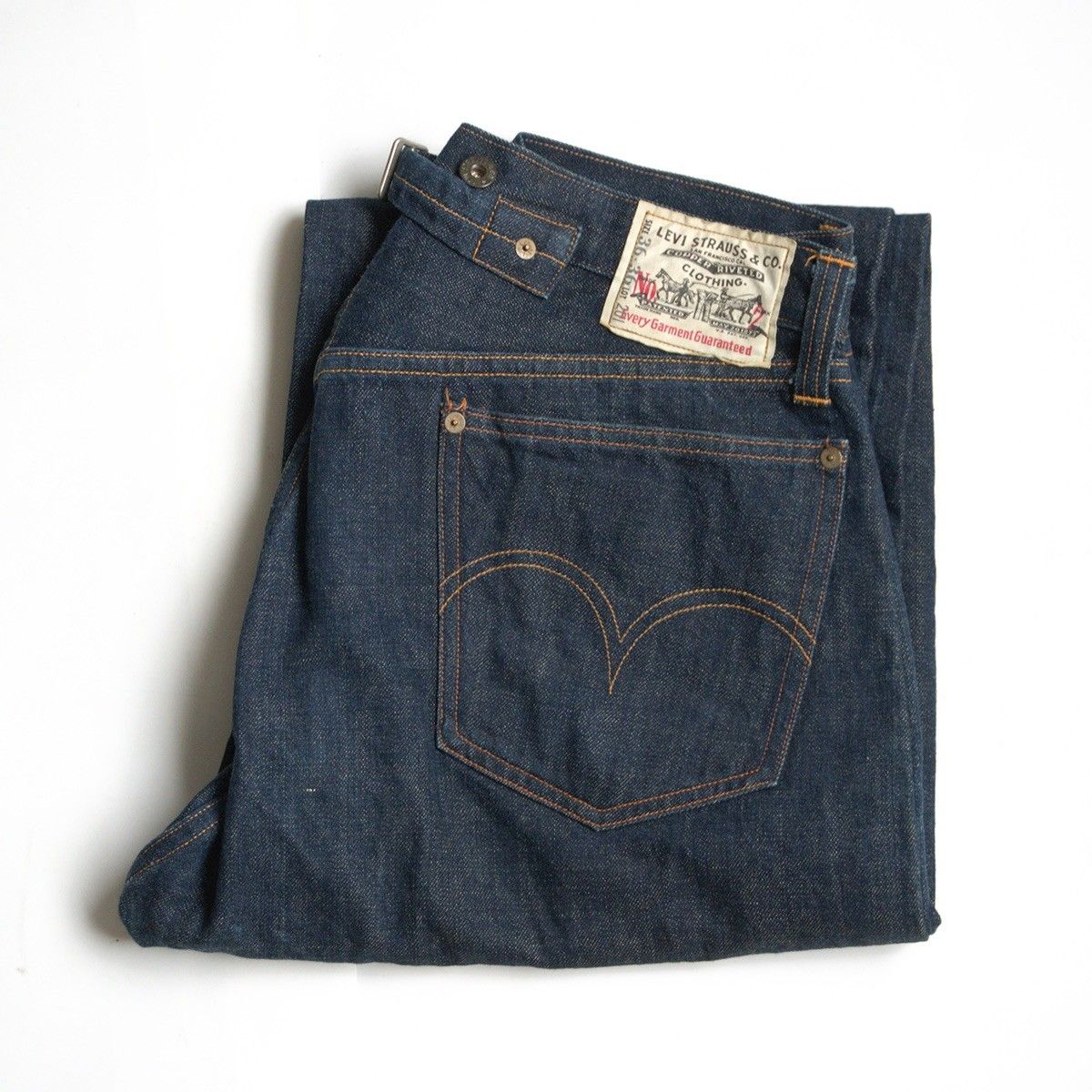 美品濃紺/バレンシア製】 LEVI'S 【201XX ビッグE デニムパンツ 】36