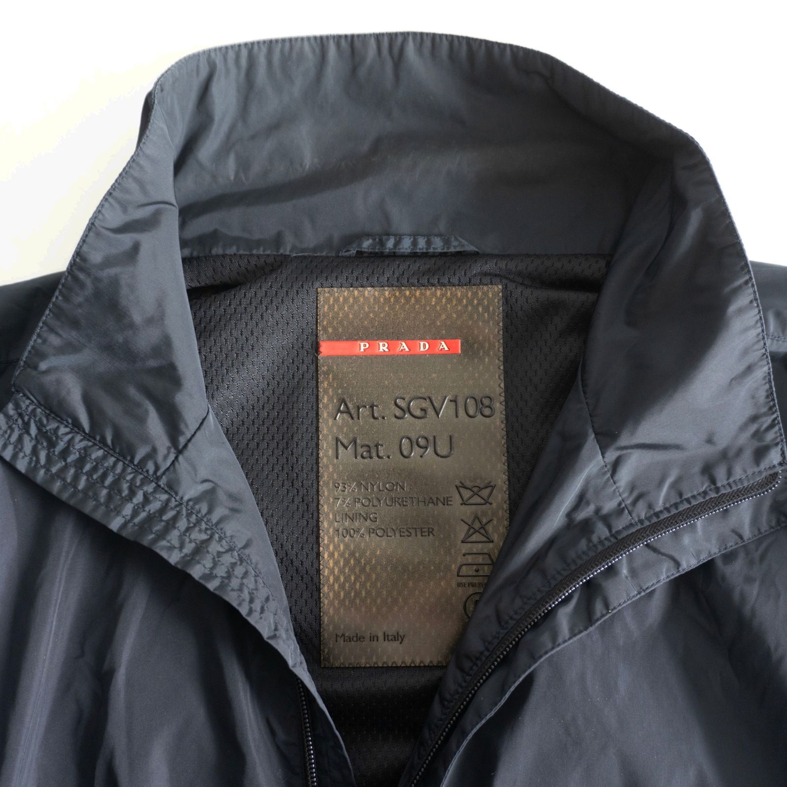 最高級】 PRADA SPORT【SGV108 ナイロン ジップアップ ベスト】50