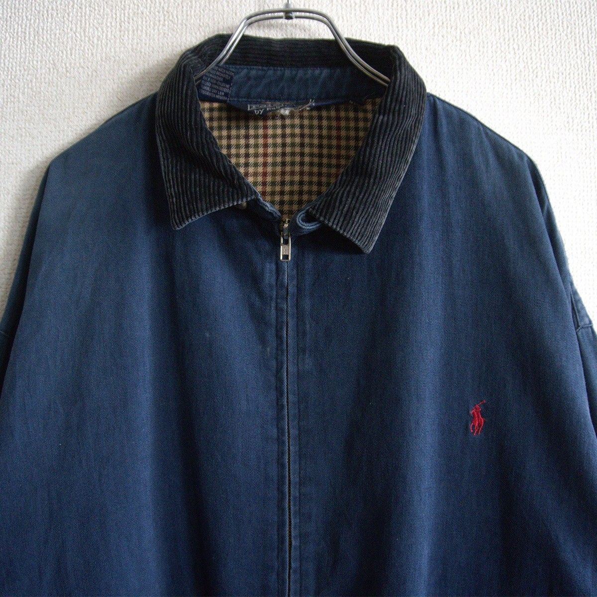90s/雰囲気抜群】POLO RALPH LAUREN 【コーデュロイ襟 スイングトップ