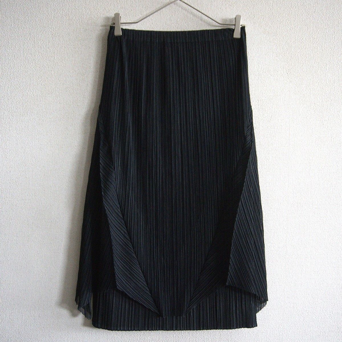 ISSEY MIYAKE 変形スカート 2 美品】 PLEATS PLEASE【変形 レイヤード プリーツ スカート】2