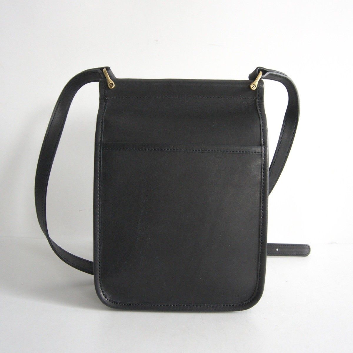 美品】AUBERGE【MADISON カーフレザー ショルダーバッグ】ブラック