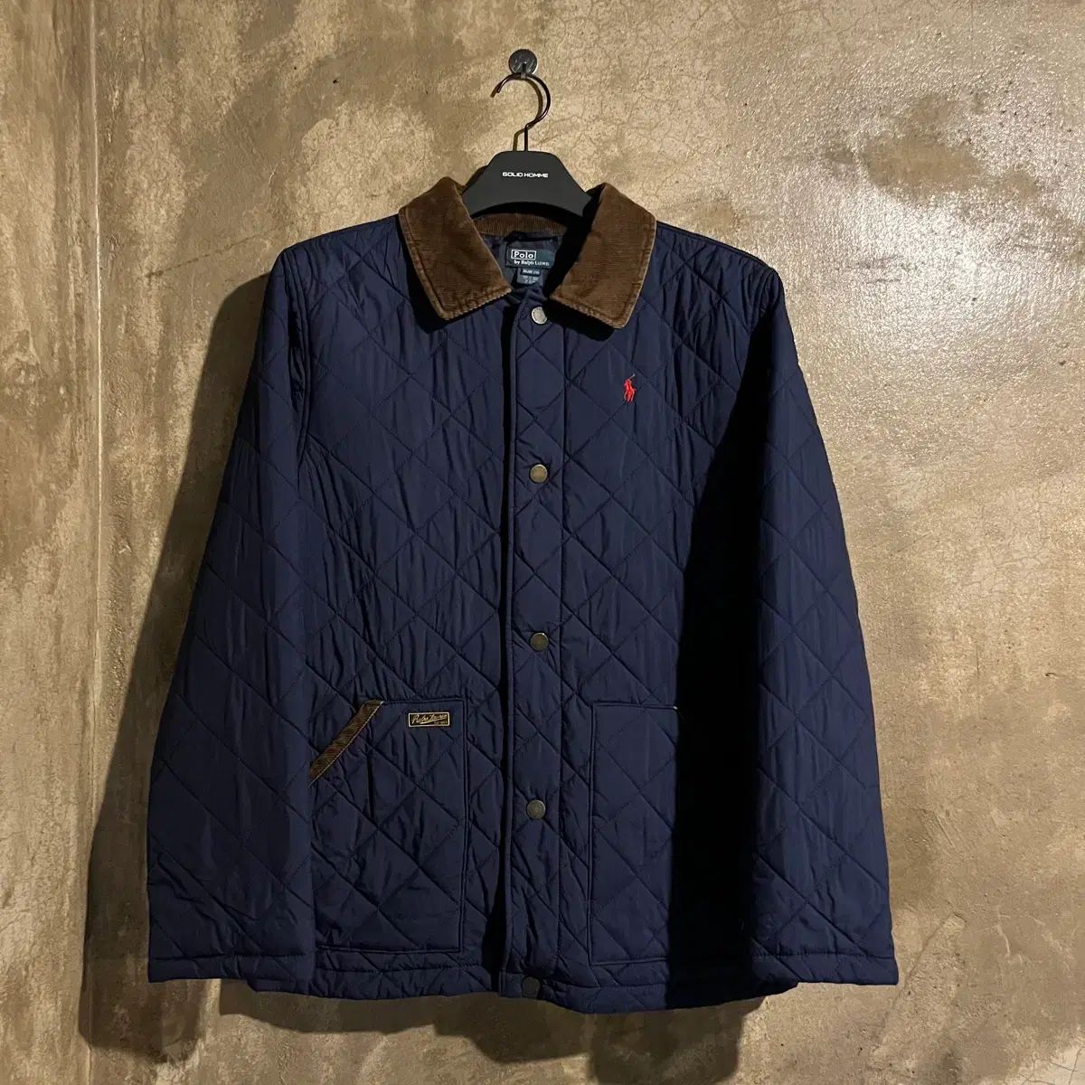 RALPH POLO LAUREN ネイビー キルティングジャケット ポロ ラルフ