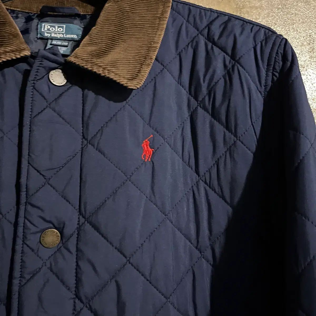 RALPH POLO LAUREN ネイビー キルティングジャケット ポロ ラルフ