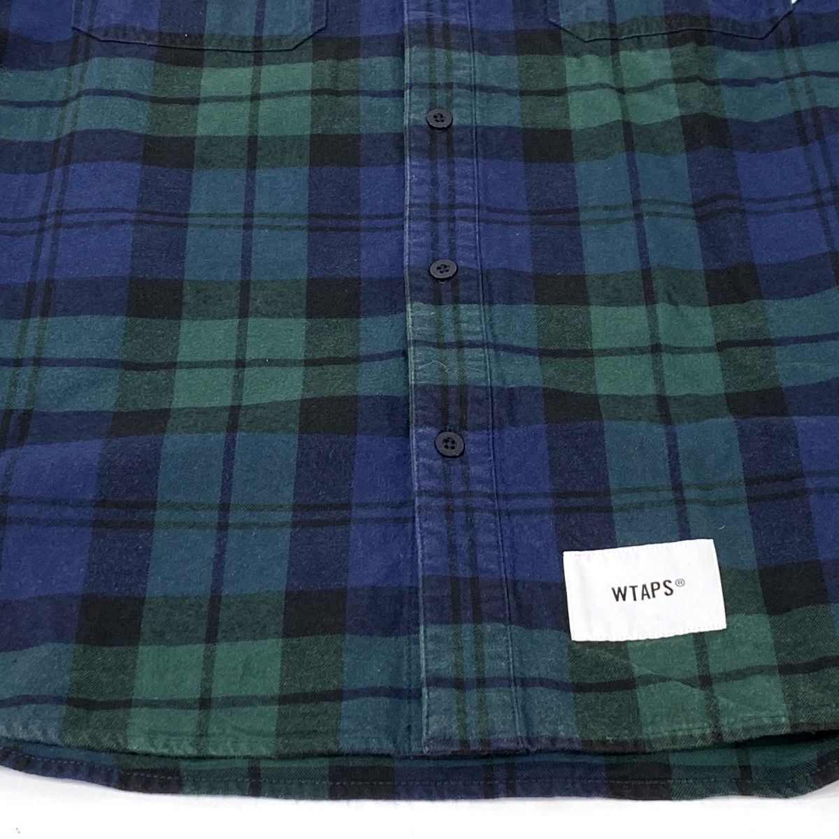 WTAPS ダブルタップス 22AW DECK LS COTTON FLANNEL フランネル