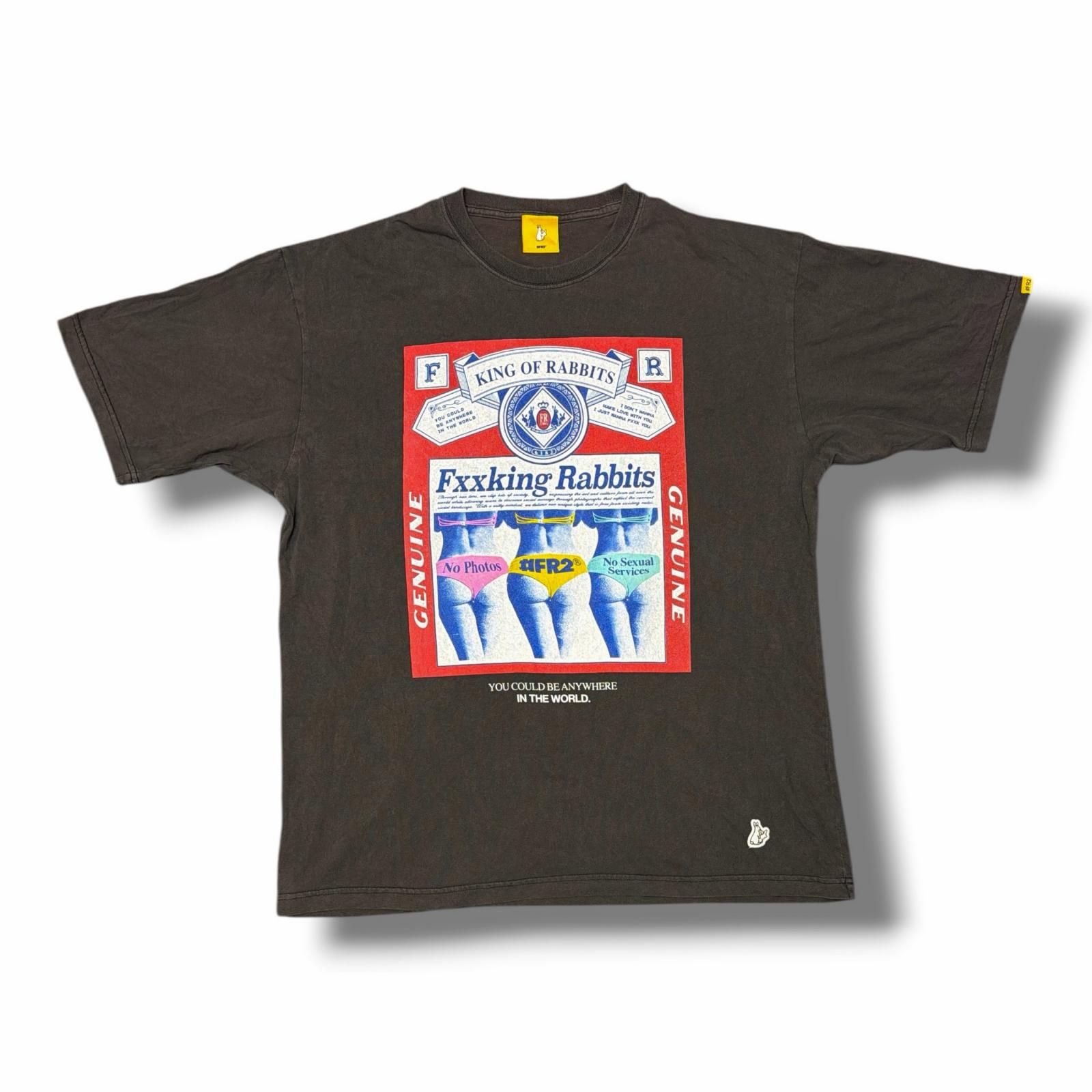 FR2 King of Rabbits Pigment T-shirt キングオブラビッツピグメントT