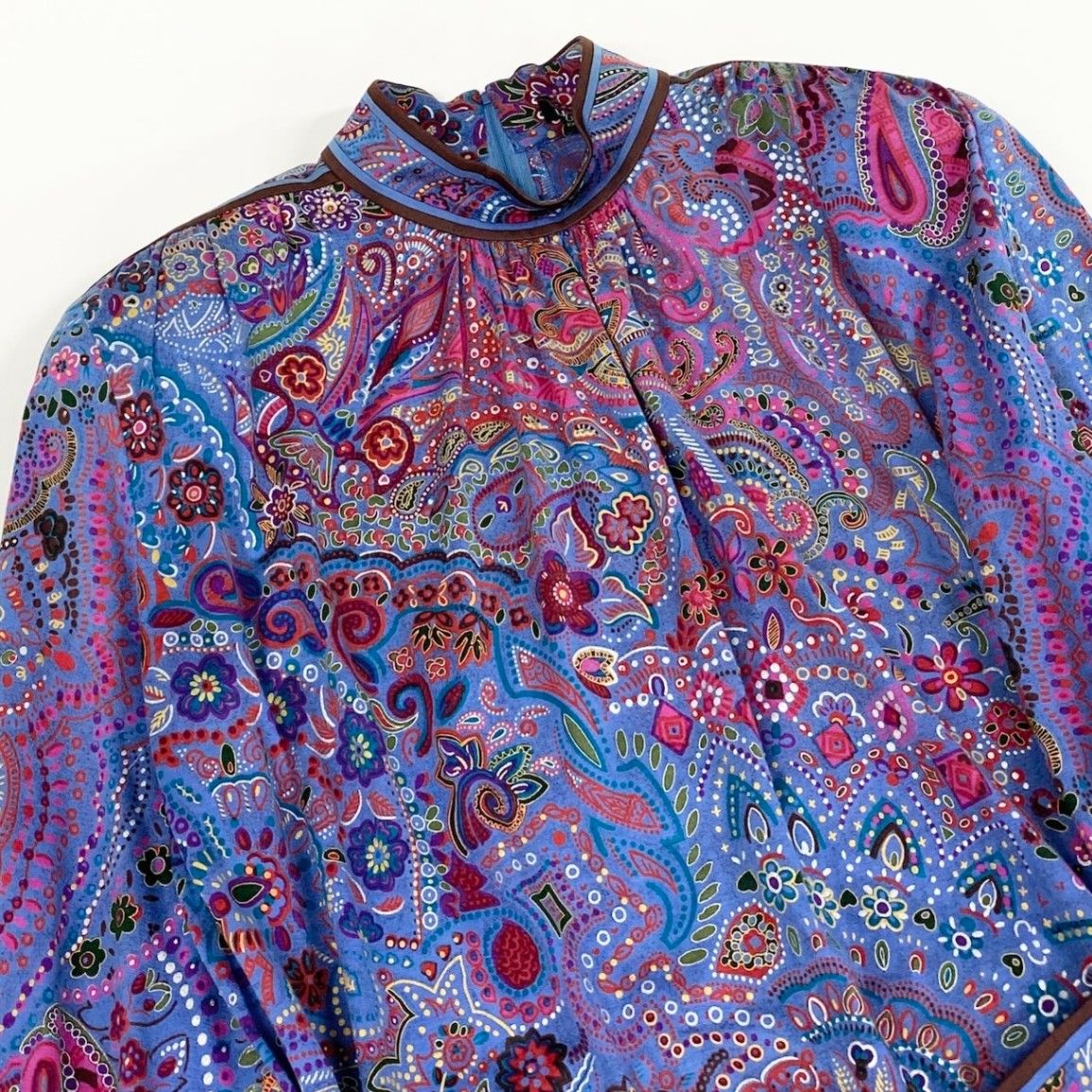 65d16 LEONARD FASHION レオナール ロングワンピース 総柄プリント